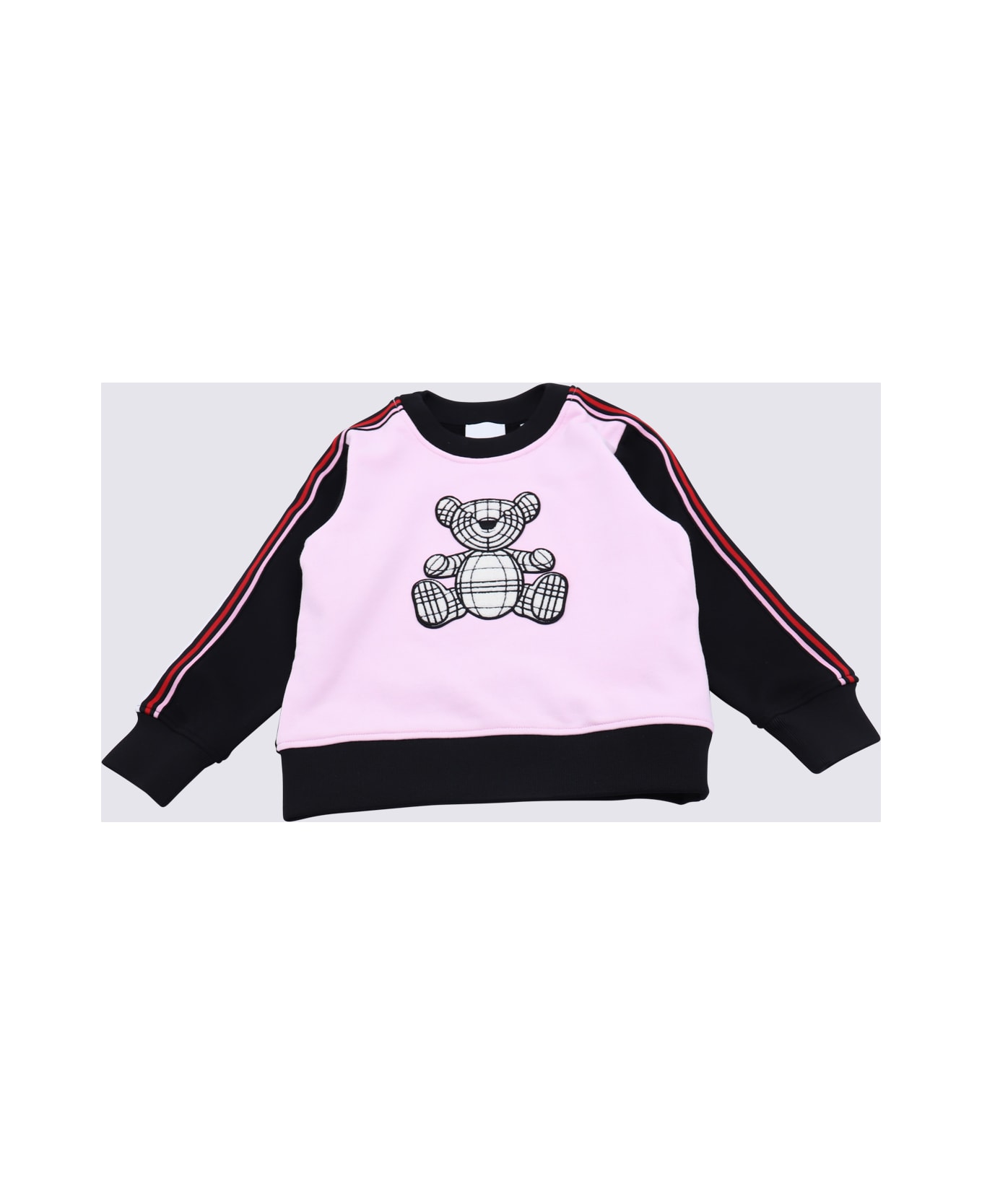 Burberry Pale Candy Pink Cotton Bear Sweatshirt - PALE CANDY PINK