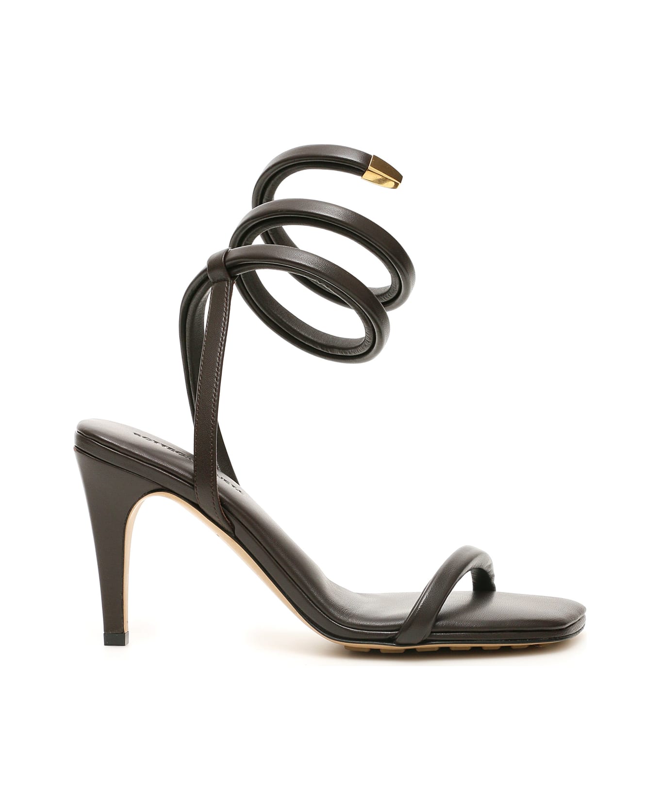 Bottega Veneta Torcillon Nappa Sandals - FONDENTE (Brown)
