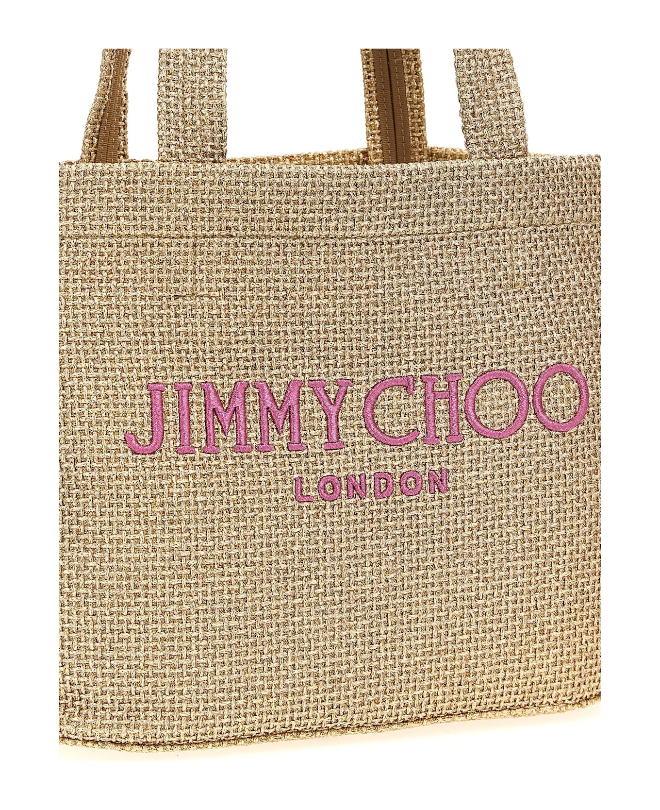 Jimmy Choo 
beach Tote East-west
 Shopping Bag - Gold