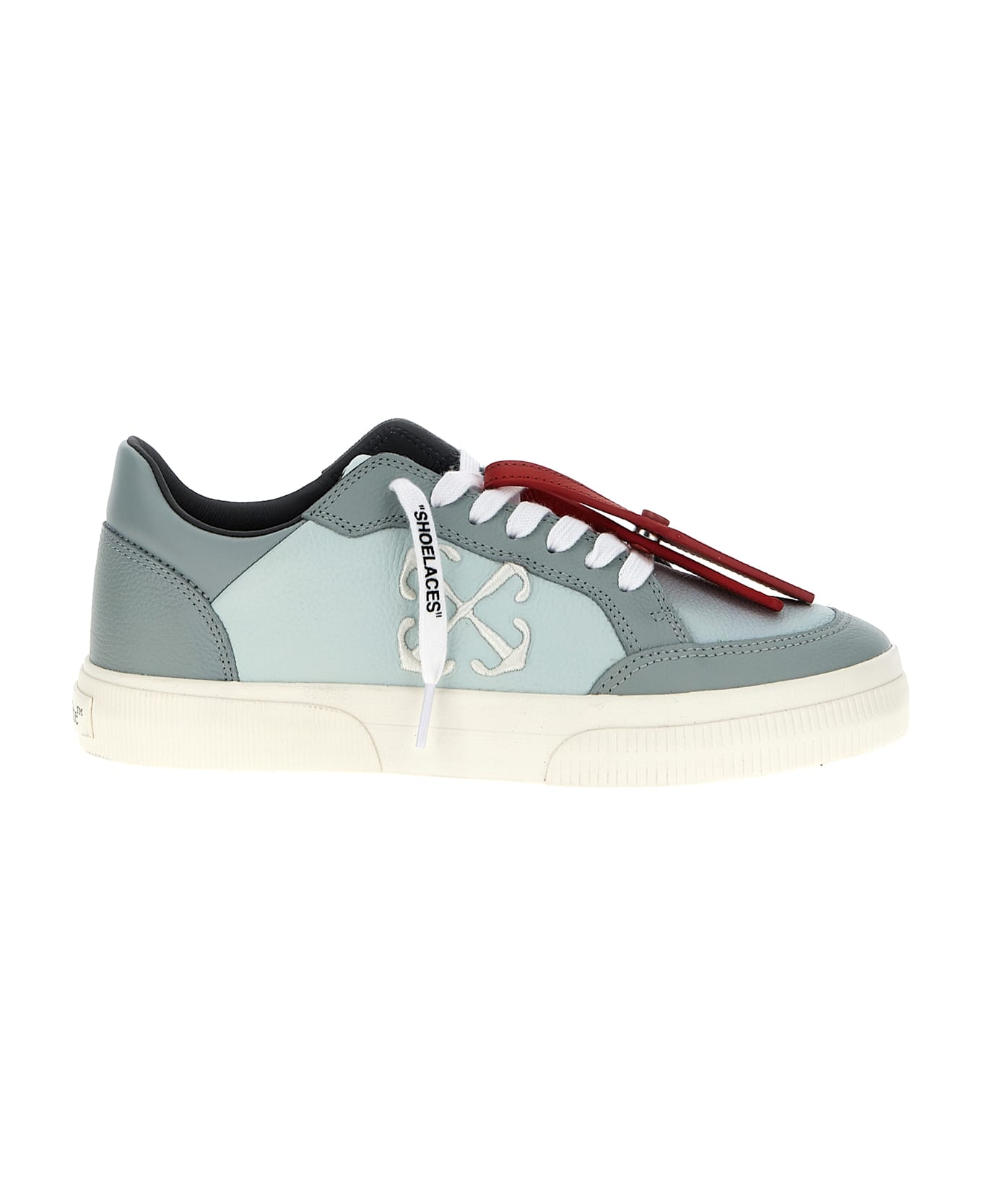 Off-White 'new Low Vulcanized' Sneakers - Green