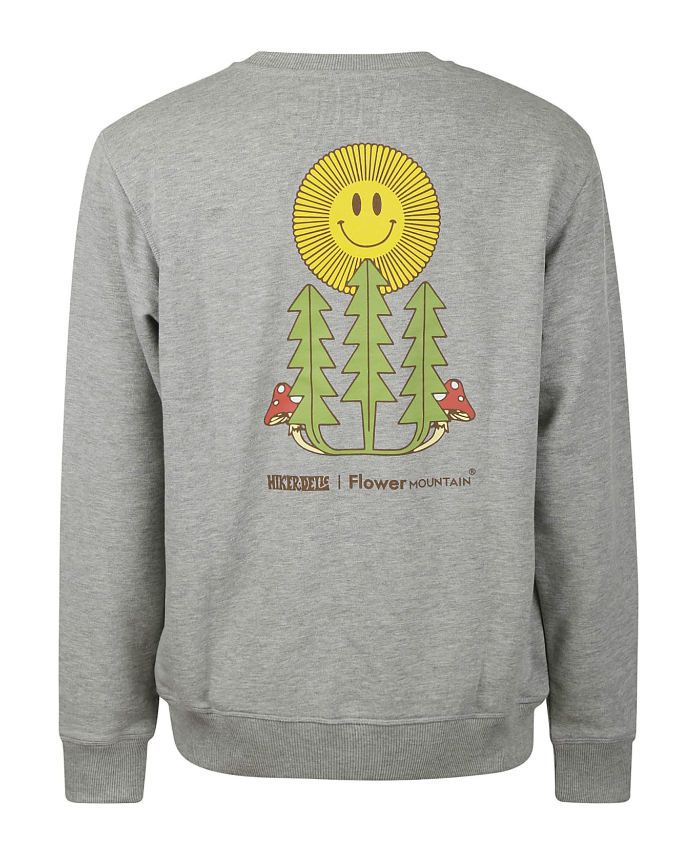 Flower Mountain Sweatshirt Hikerdelic - Grey フリース