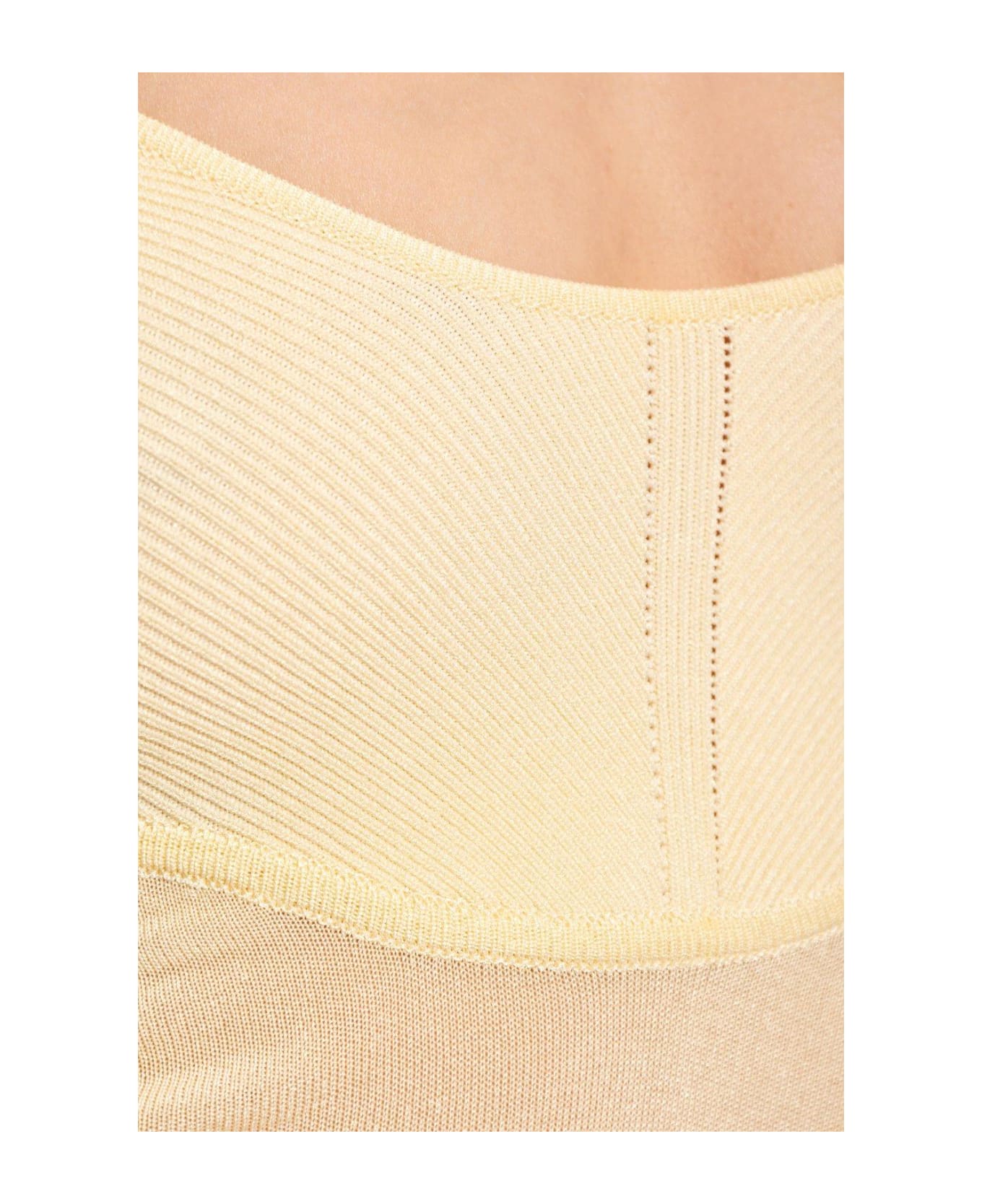 Jacquemus Strapped Maxi Dress - Light yellow