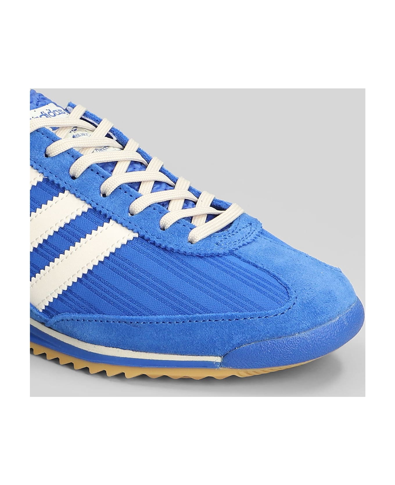 Adidas Sl 72 Og Sneakers In Blue Suede And Fabric - blue