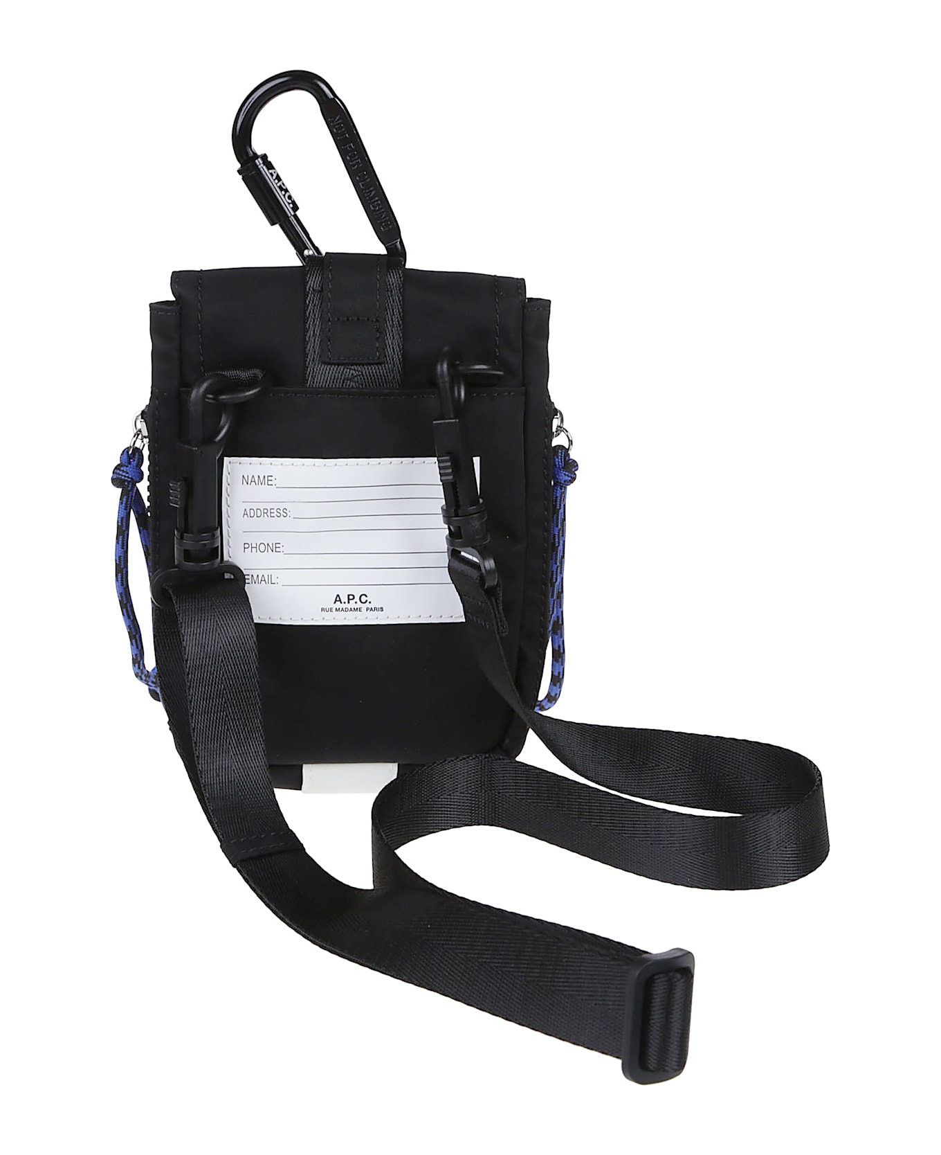 A.P.C. Trek Crossbody Pouch - Lzz Noir