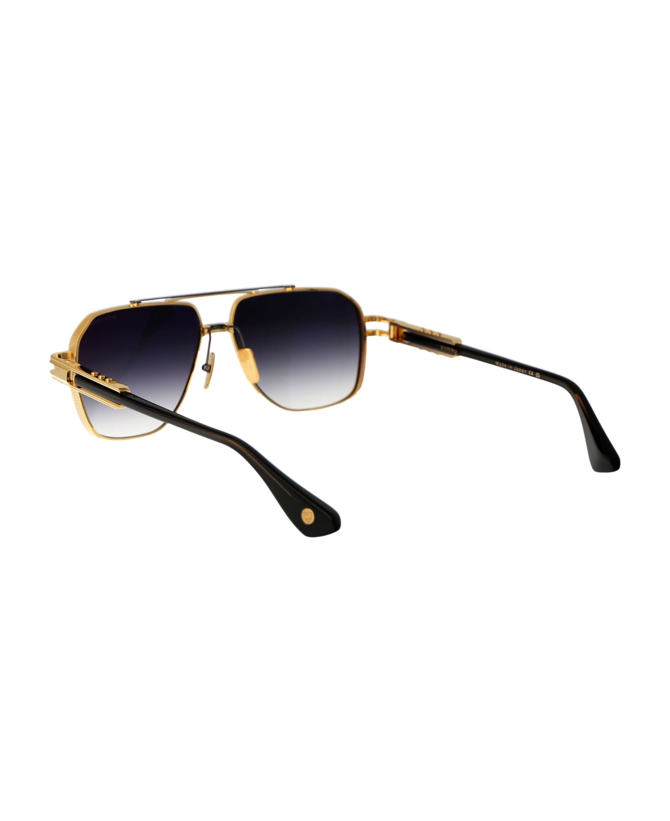 Dita Kudru Sunglasses - 01 YELLOW GOLD - ANTIQUE SILVER W/ GREY TO CLEAR GRADIENT サングラス