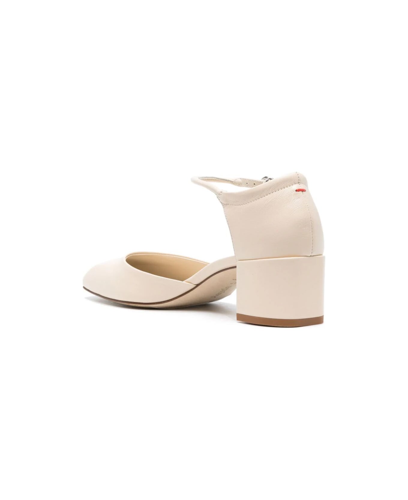 aeyde Magda Nappa Leather Creamy Shoes - Creamy ハイヒール