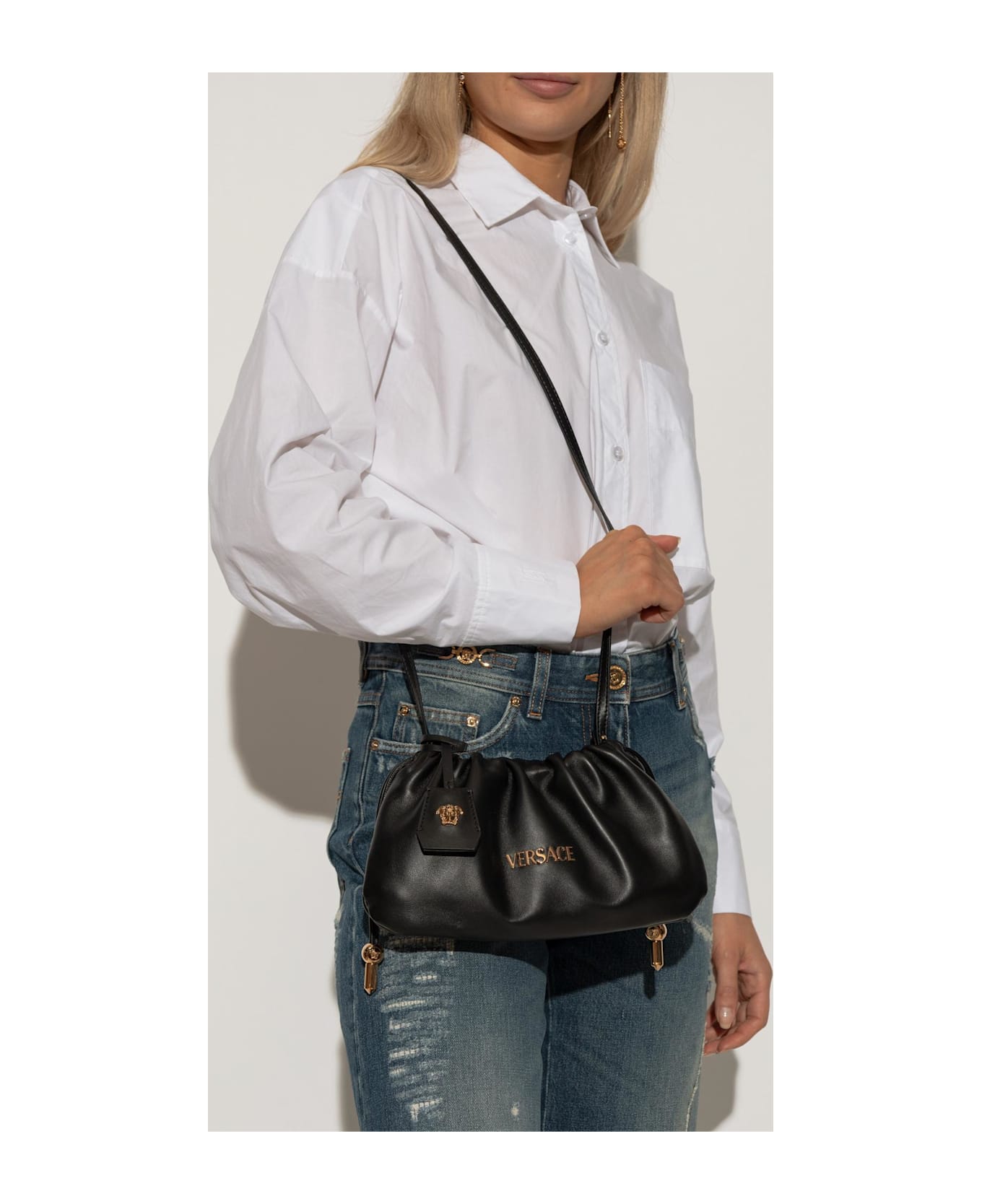 Versace Shoulder Bag 
tag Mini
 - BLACK