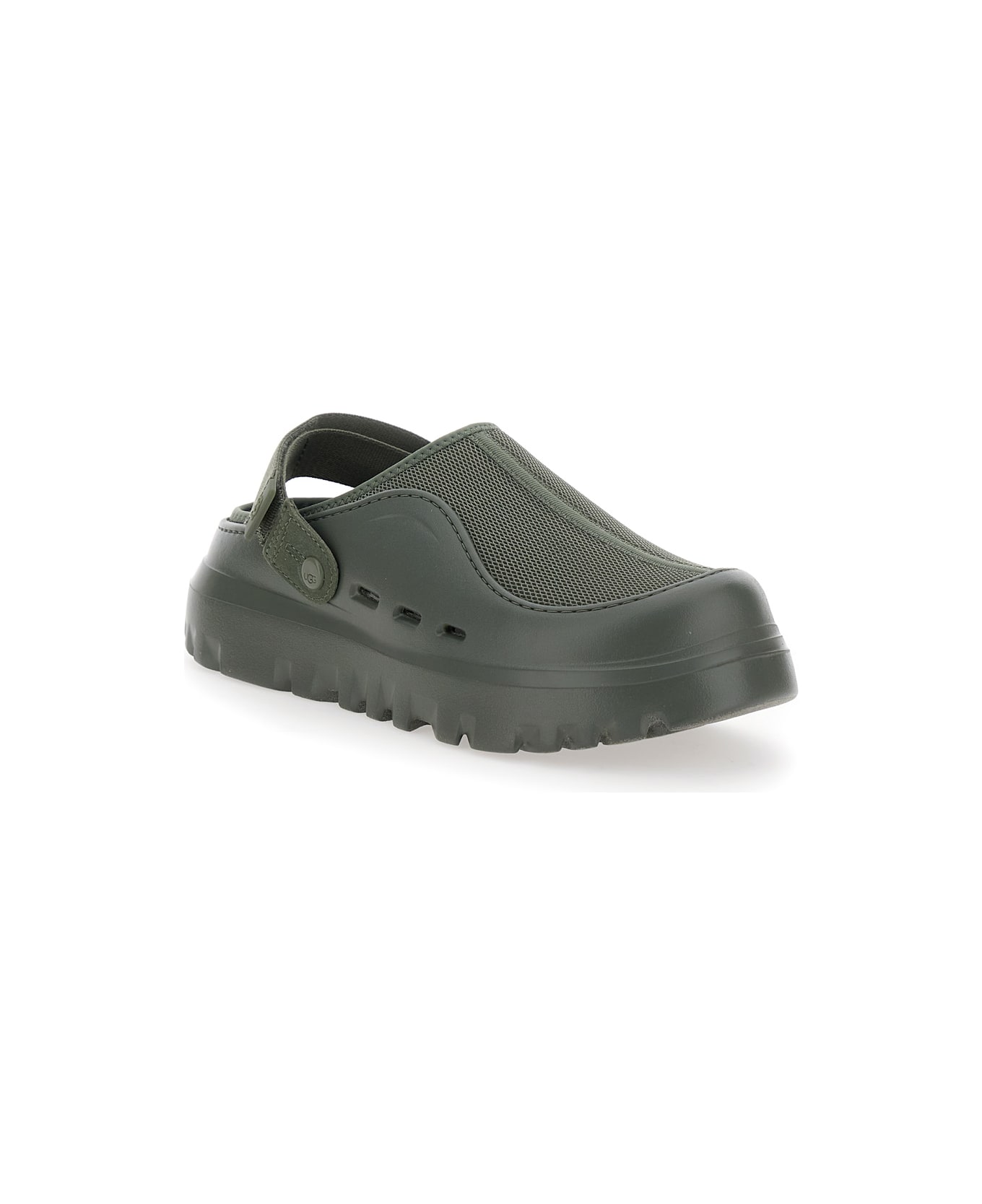 UGG 
peakmod
 Green Mules With Adjustable Strap And Lug Sole In Tech Fabric Man - Green