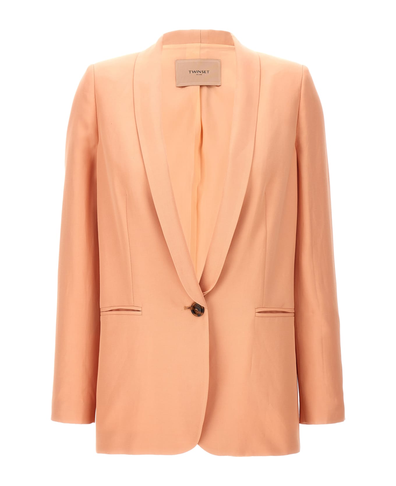 TwinSet Single-breasted Blazer - Pink