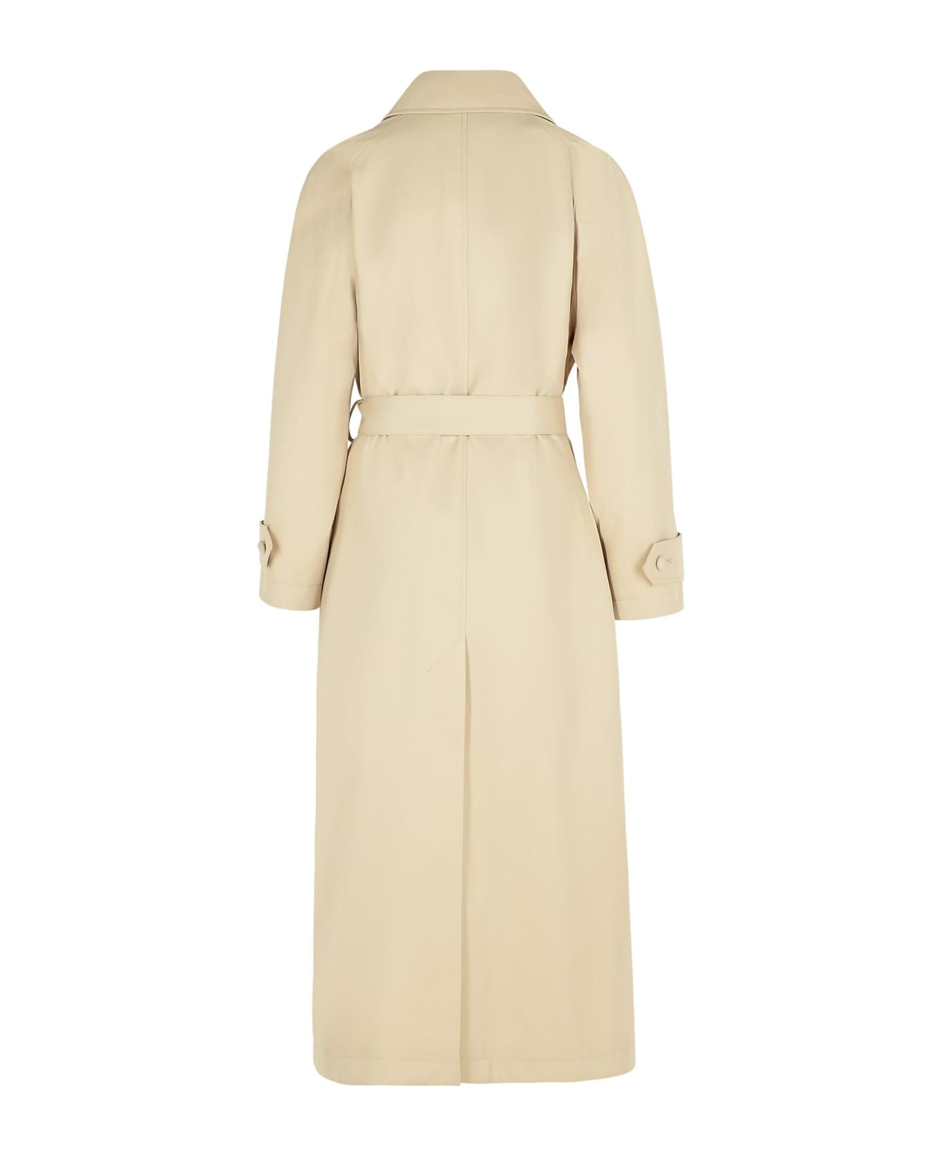 Dolce 
Gabbana 
over
 Beige Polyester Blend Trench Coat - Beige