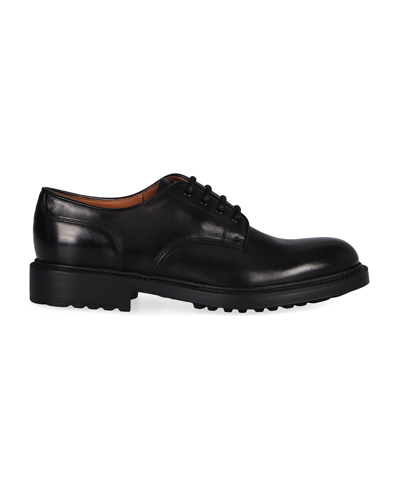 Doucal's Leather Lace-up Shoes - nero