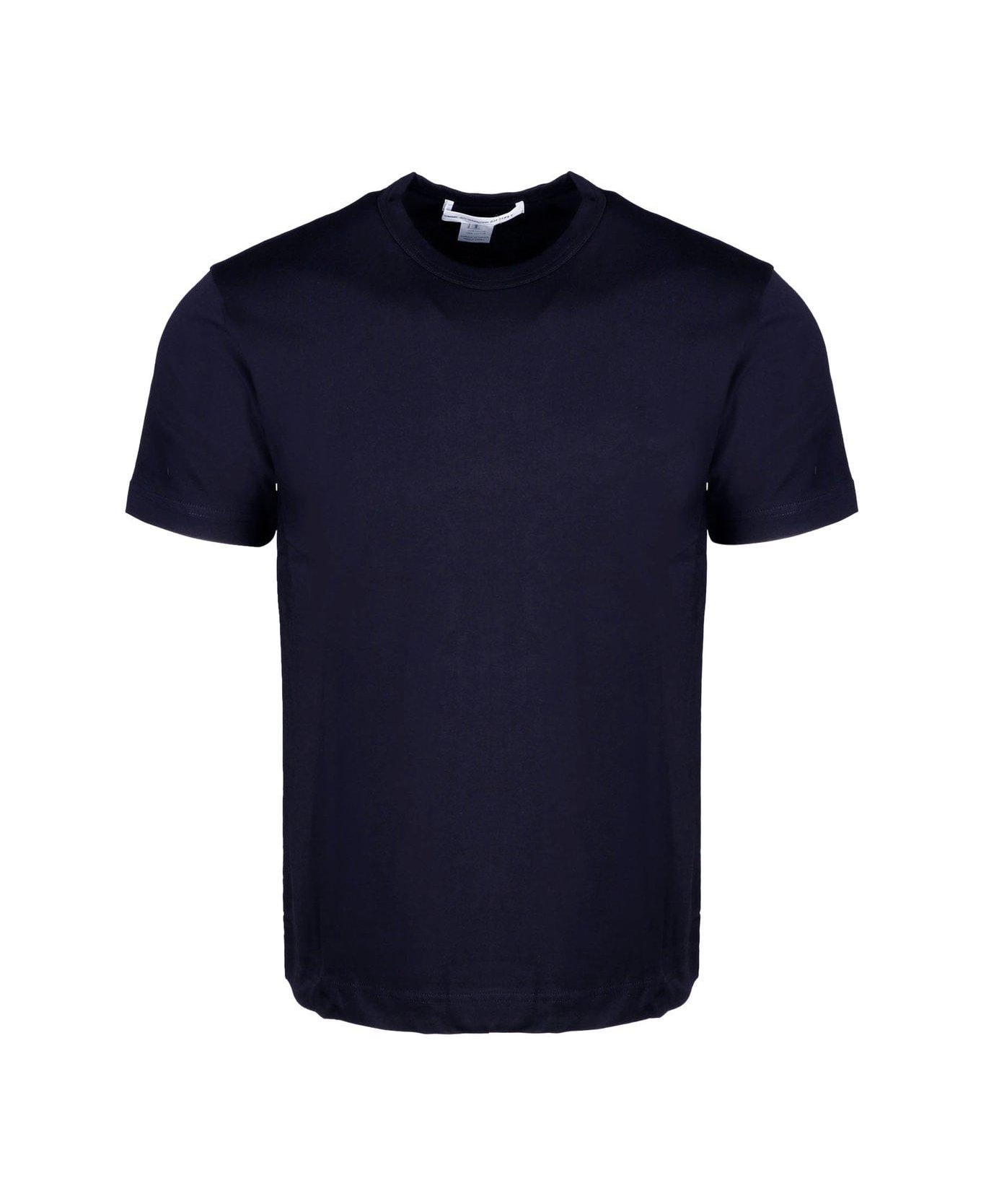 Comme des Garçons Crewneck T-shirt - Blu navy