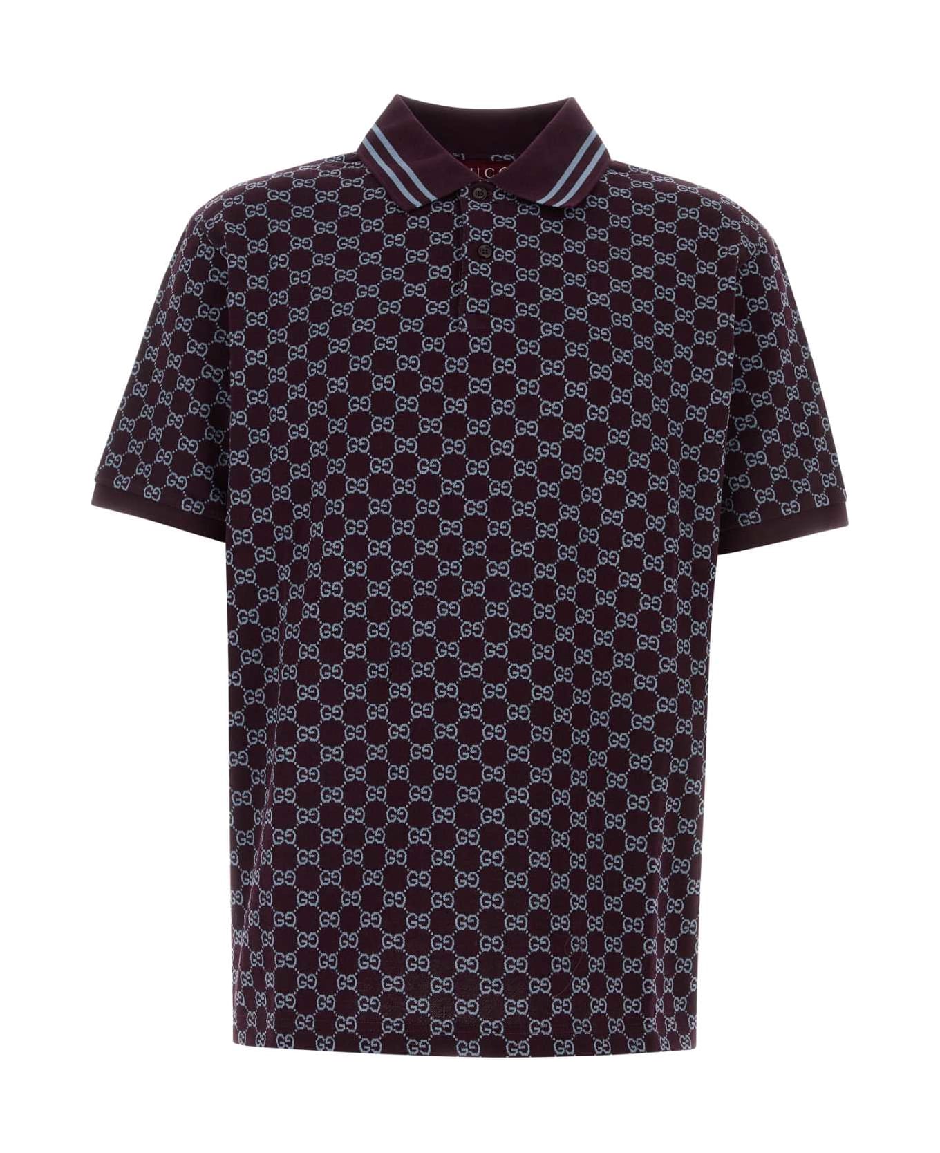 Gucci Embroidered Cotton Polo Shirt - REDAVIO