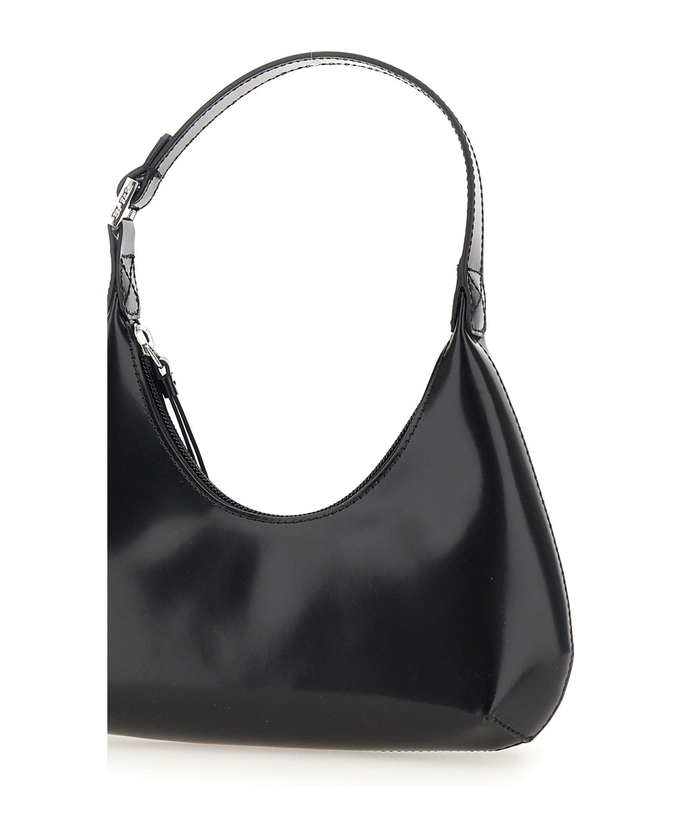 BY FAR "baby Amber" Leather Bag - BLACK トートバッグ