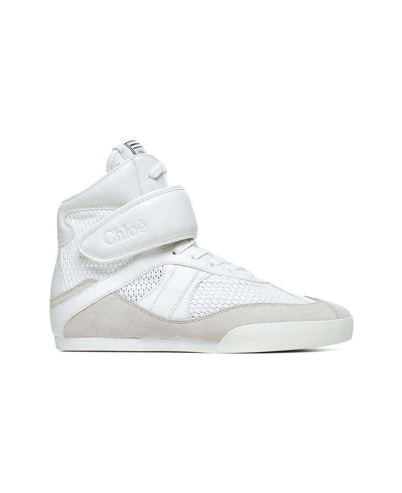 Chloé Kick High-top Sneakers - IVORY