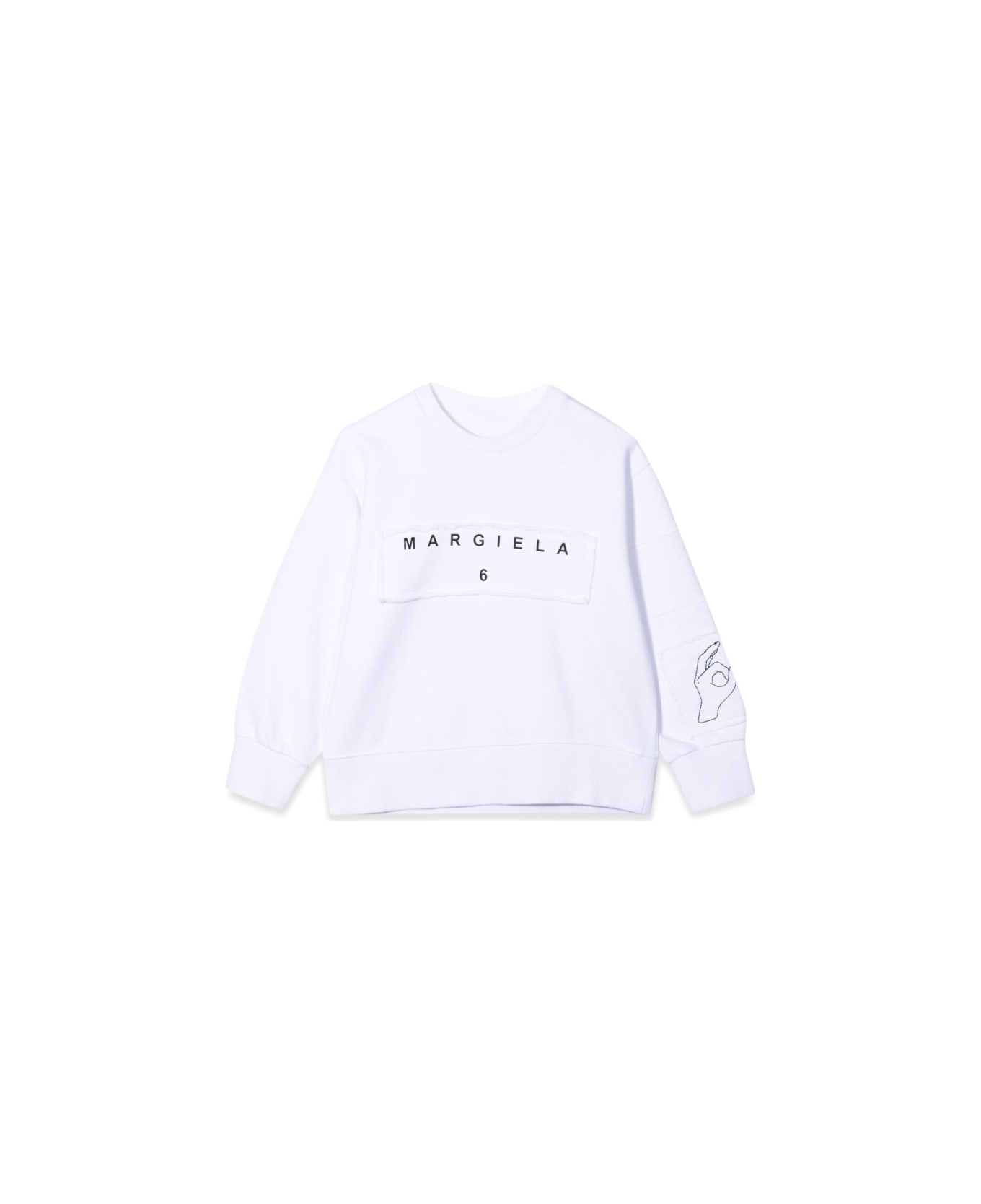 MM6 Maison Margiela Felpa - WHITE