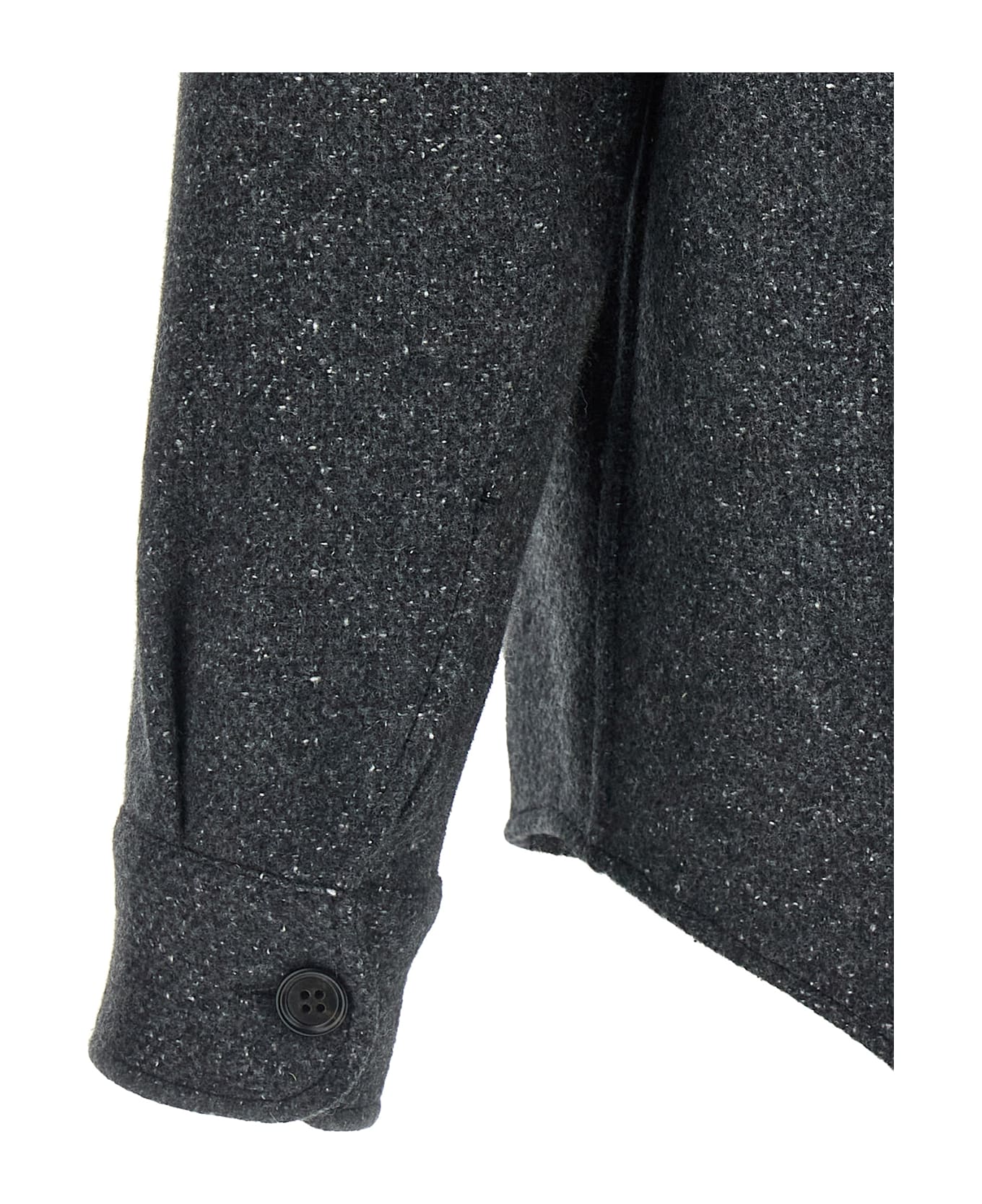 Zegna Mélange Overshirt - Gray