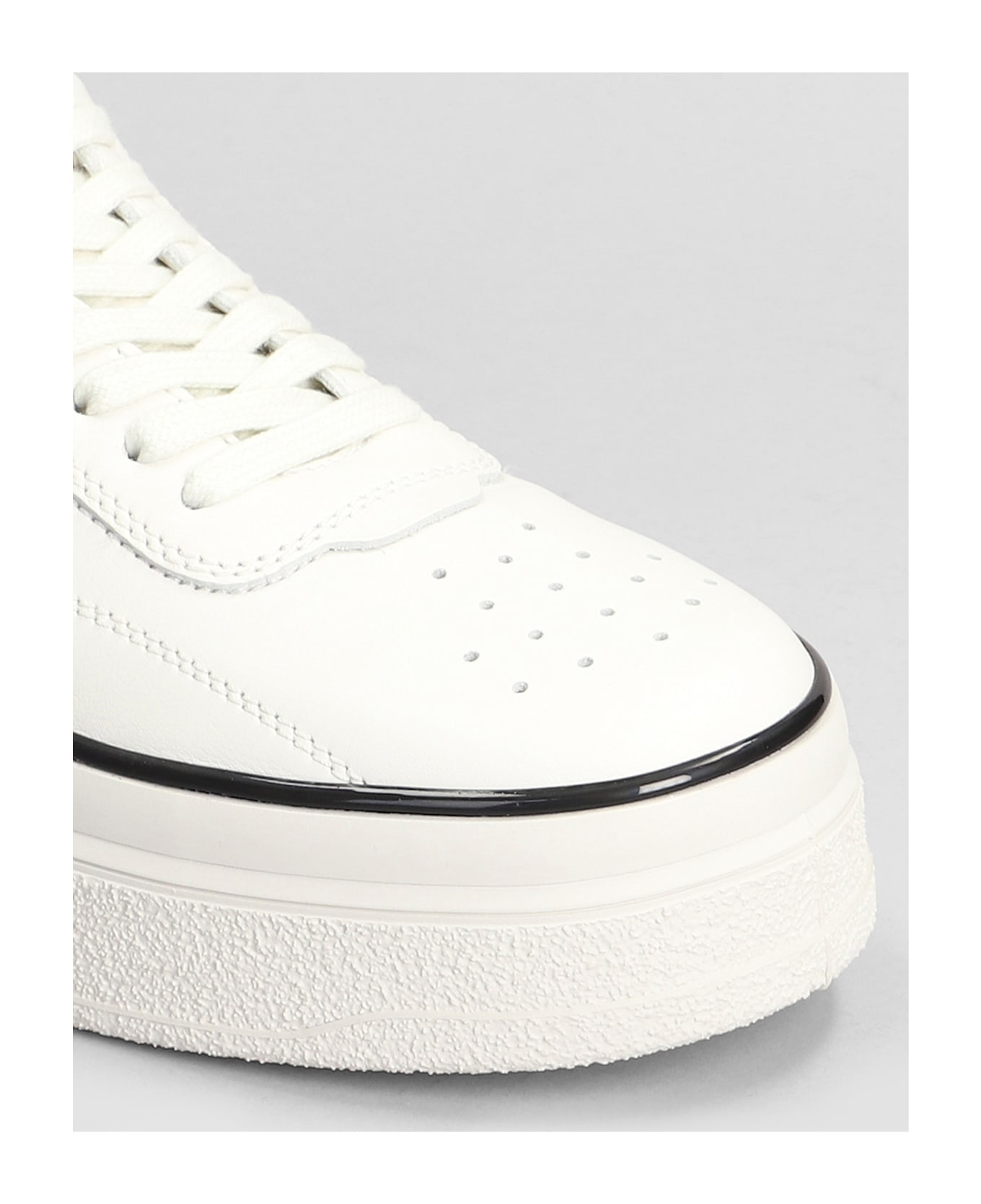 Jil Sander Sneakers In White Leather - white