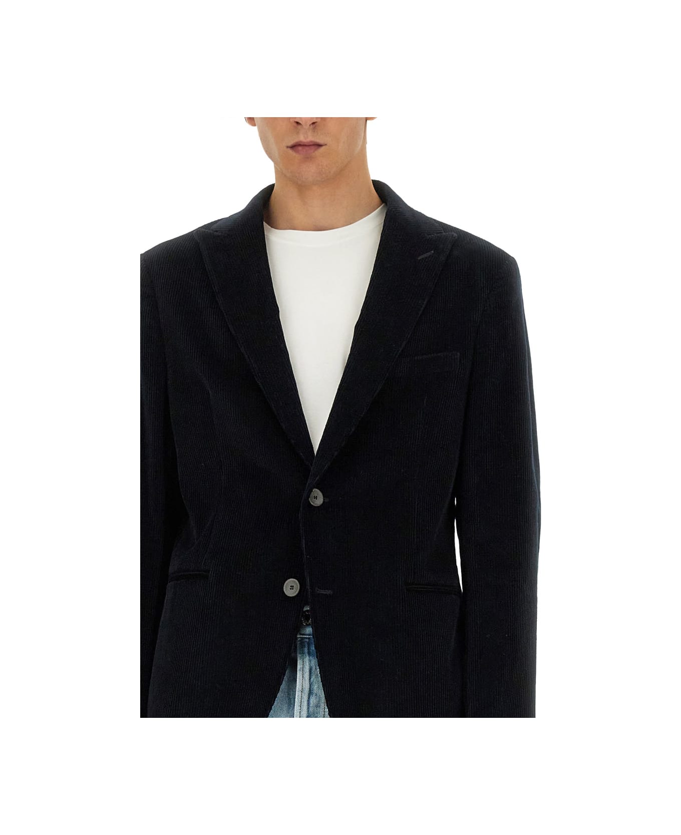 Tonello Single-breasted Jacket - BLUE