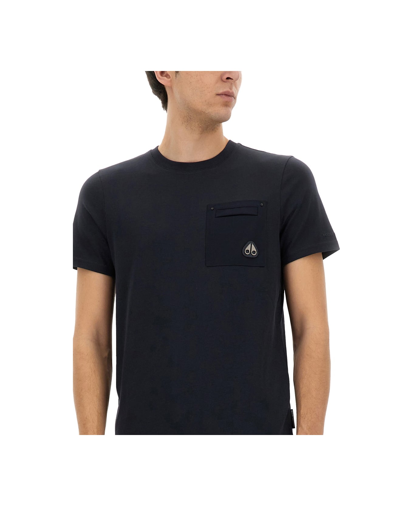 Moose Knuckles T-shirt "dalon" - BLUE