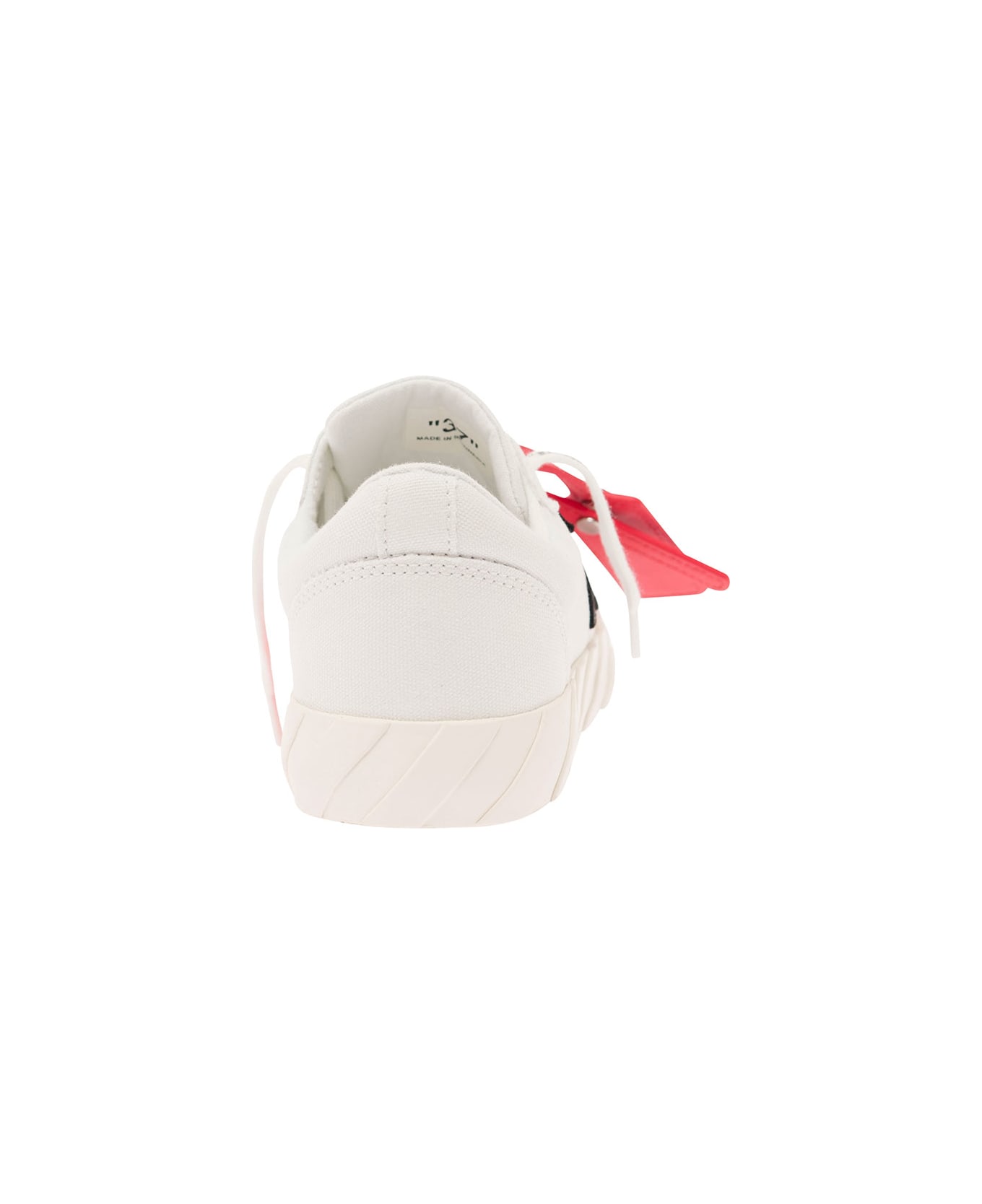 Off-White Low Vulcanized Canvas  White Black - White