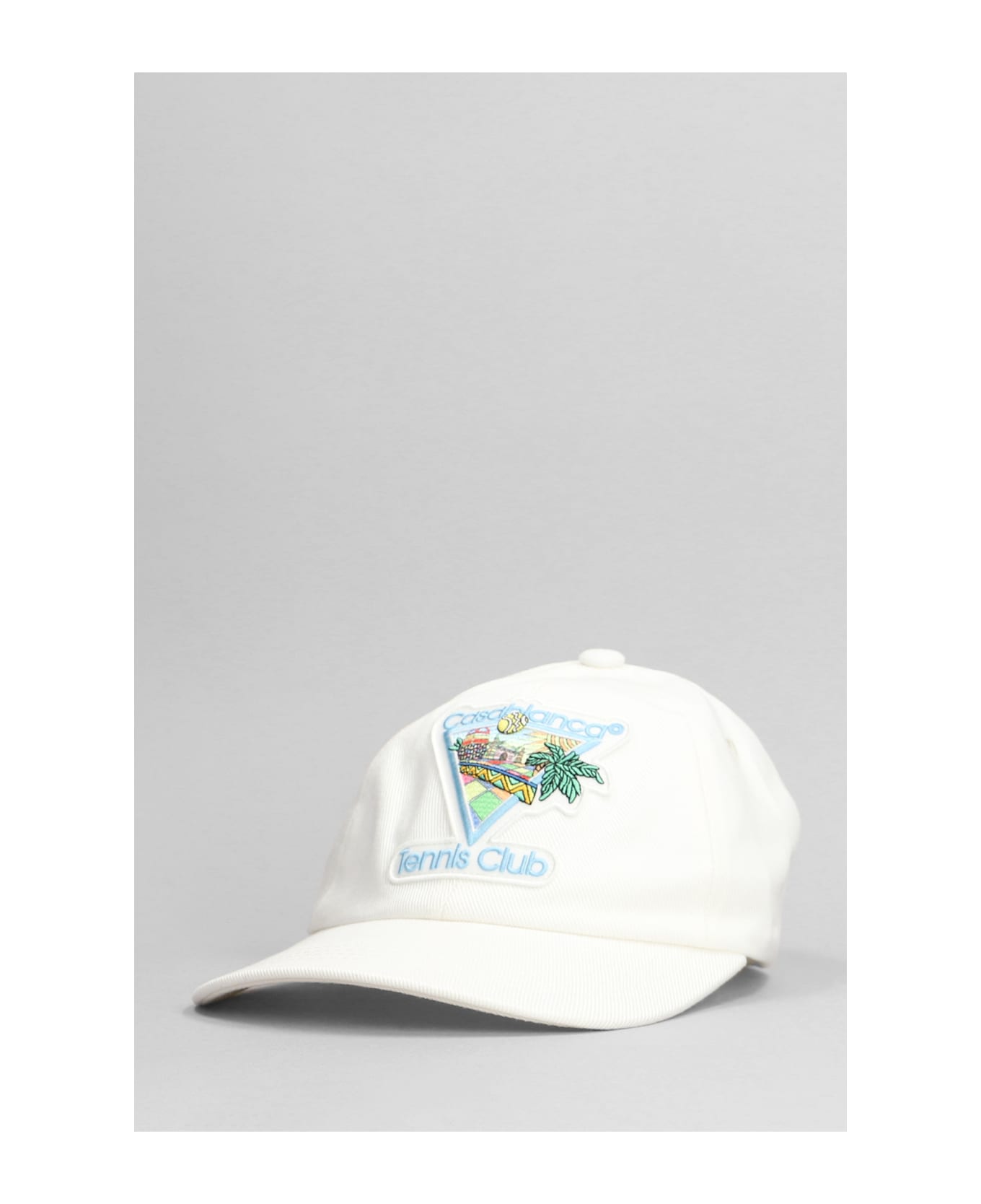 Casablanca Afro Cubism Tennis Club Cap - OFF-WHITE 帽子