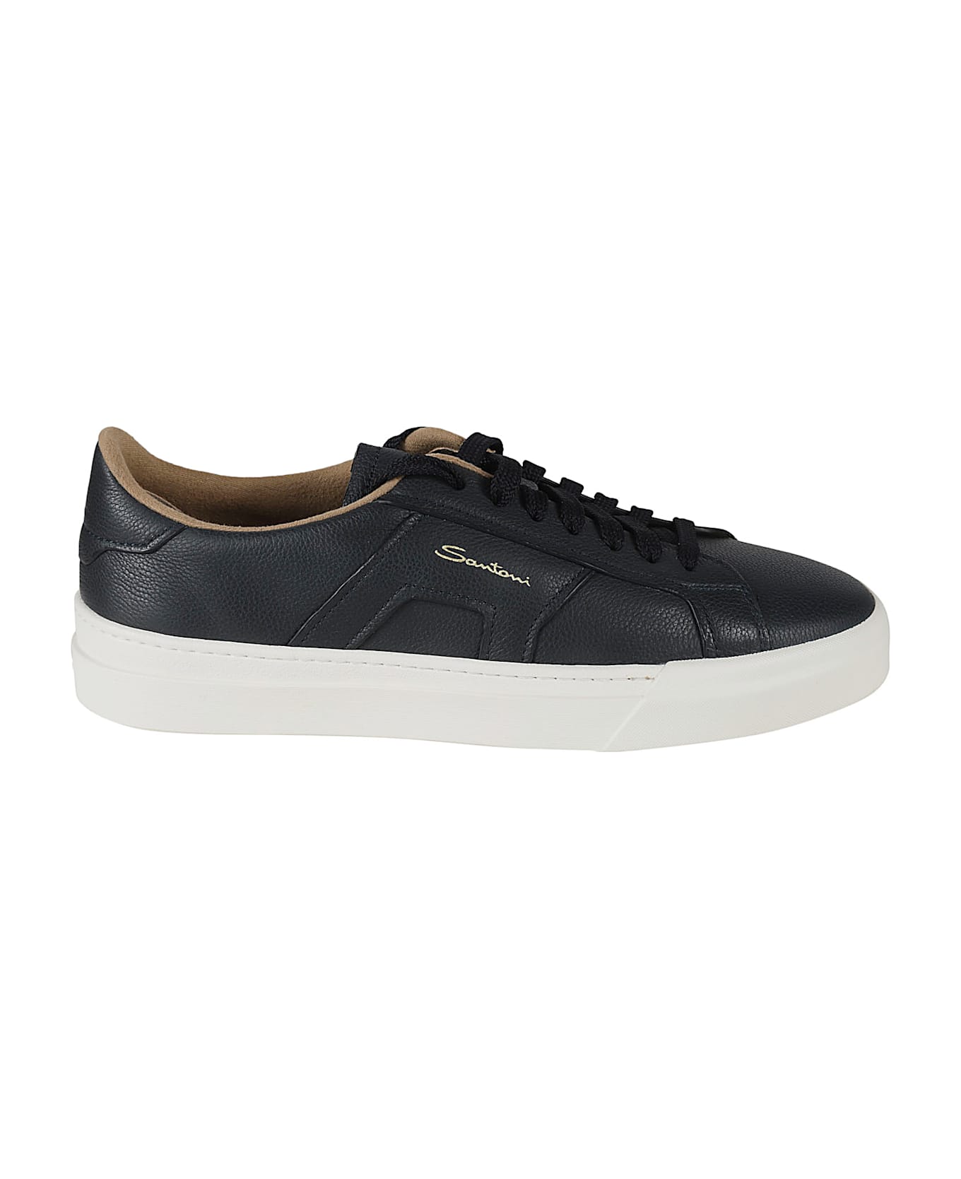 Santoni Logo Detail Sneakers - Blue