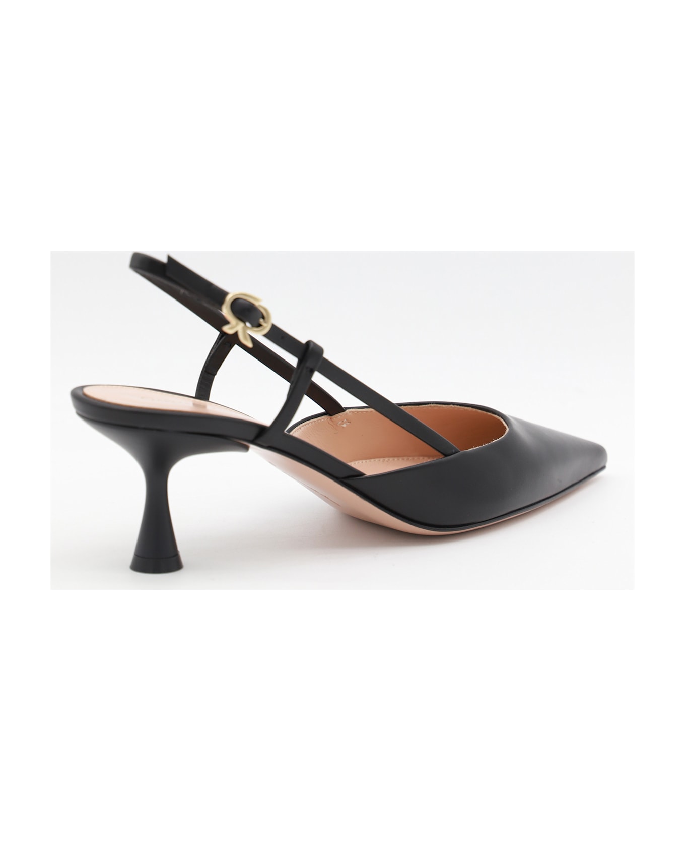 Gianvito Rossi Black Leather Pumps - Black