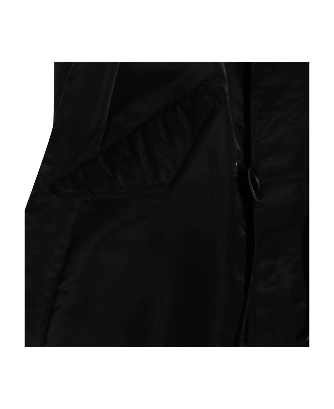 Sacai Drawstring Hem Hooded Vest