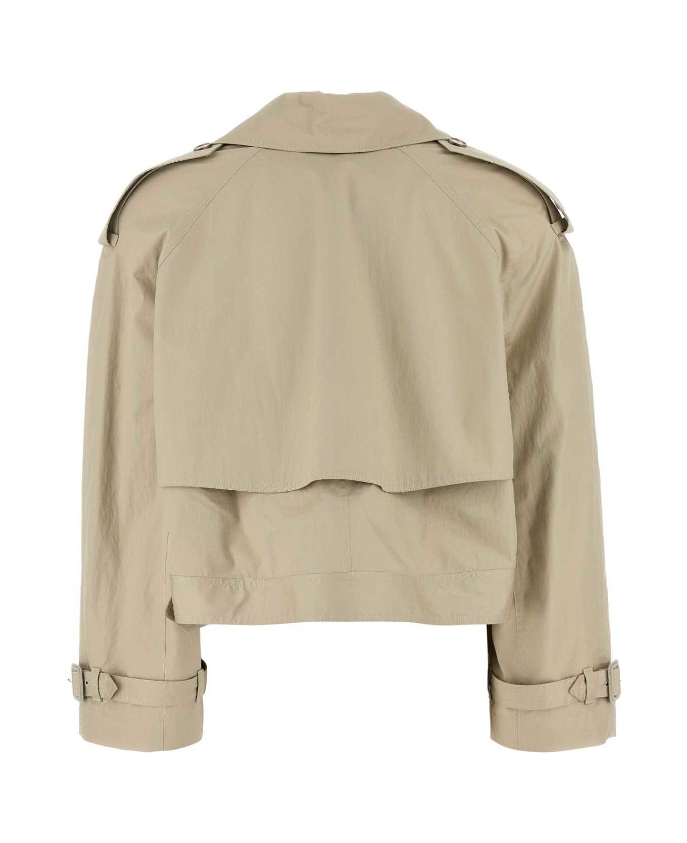 【送料&関税込】Stella McCartney Sand Cotton Trench Coat Stella McCartney Trench coats for Women | Online Sale up to