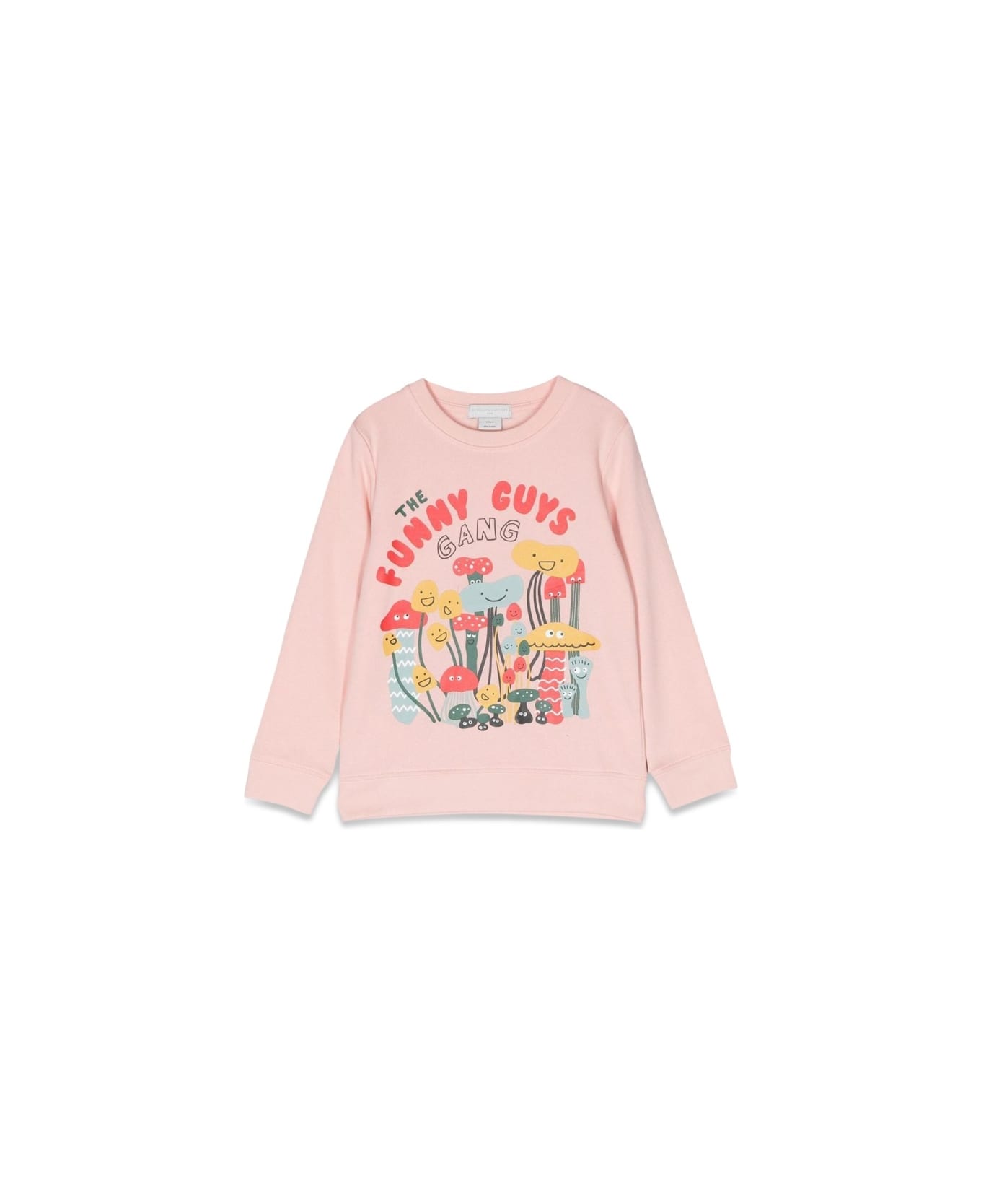 Stella McCartney Kids Funny Guys Crewneck Sweatshirt - PINK ニットウェア＆スウェットシャツ