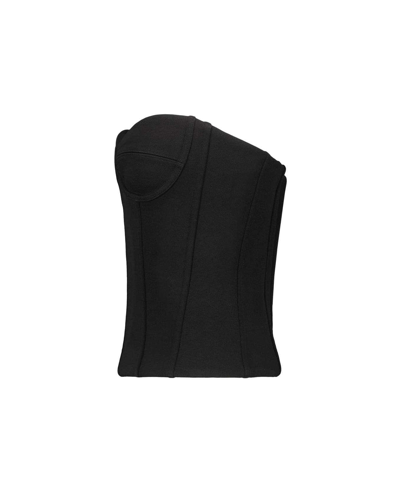 WARDROBE.NYC Semi Matte Bustier - Blk Black トップス