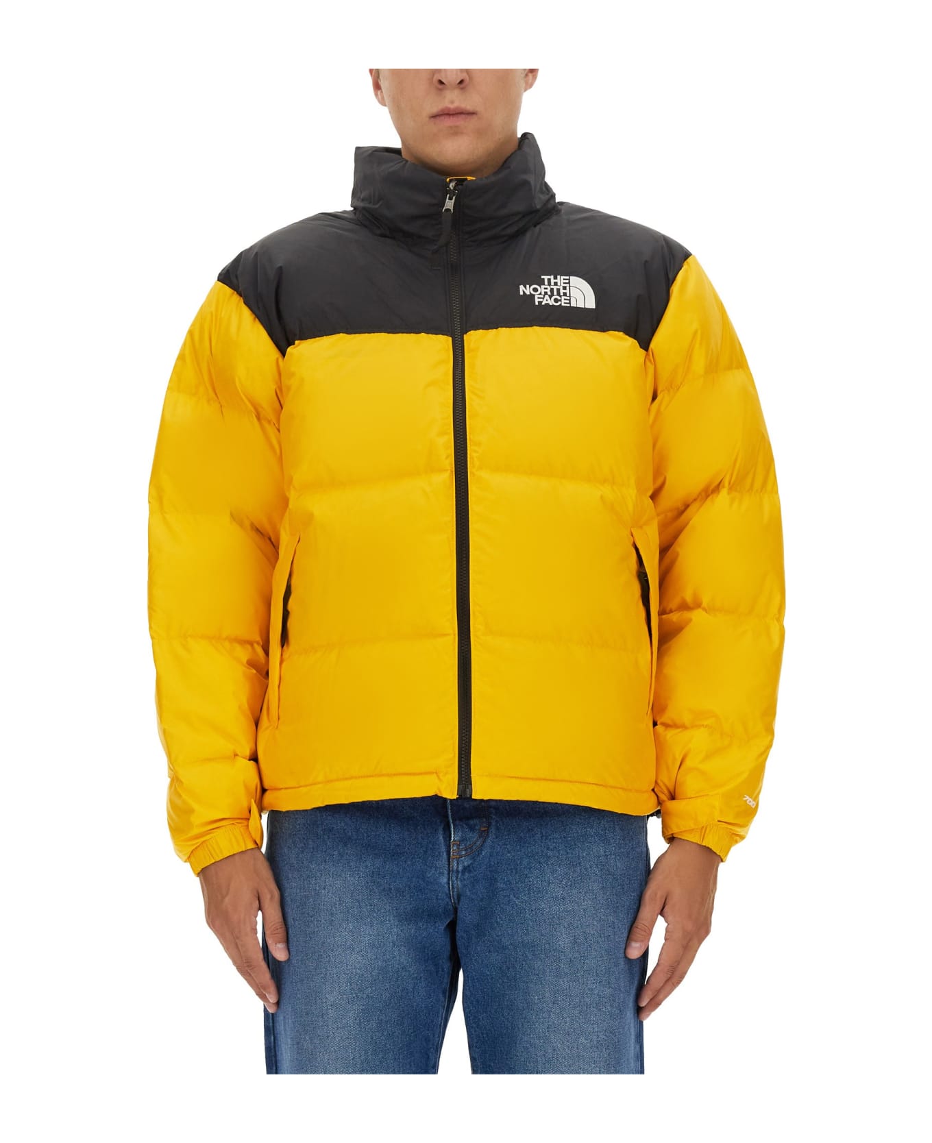 The North Face 1996 Nylon Down Jacket - YELLOW/BLACK