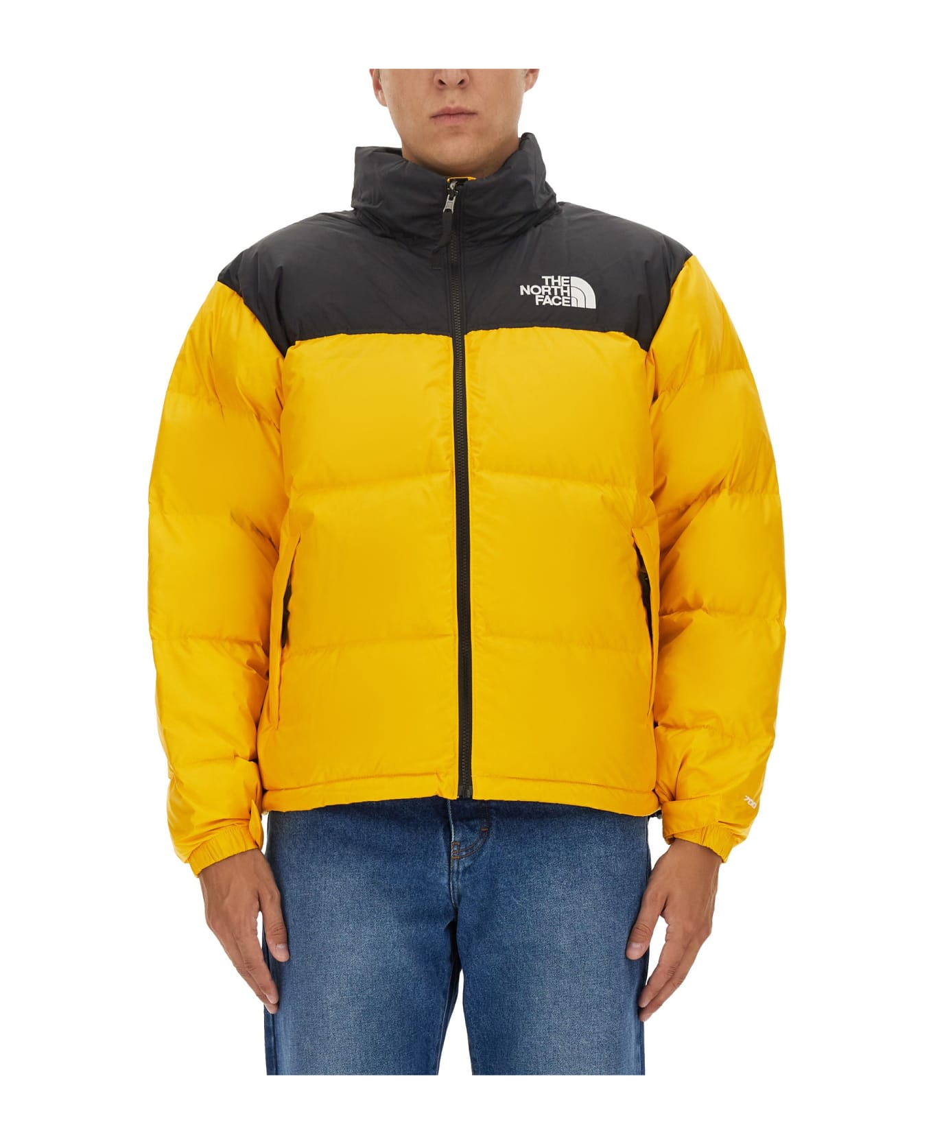 The North Face 1996 Nylon Down Jacket - Gold/black ダウンジャケット