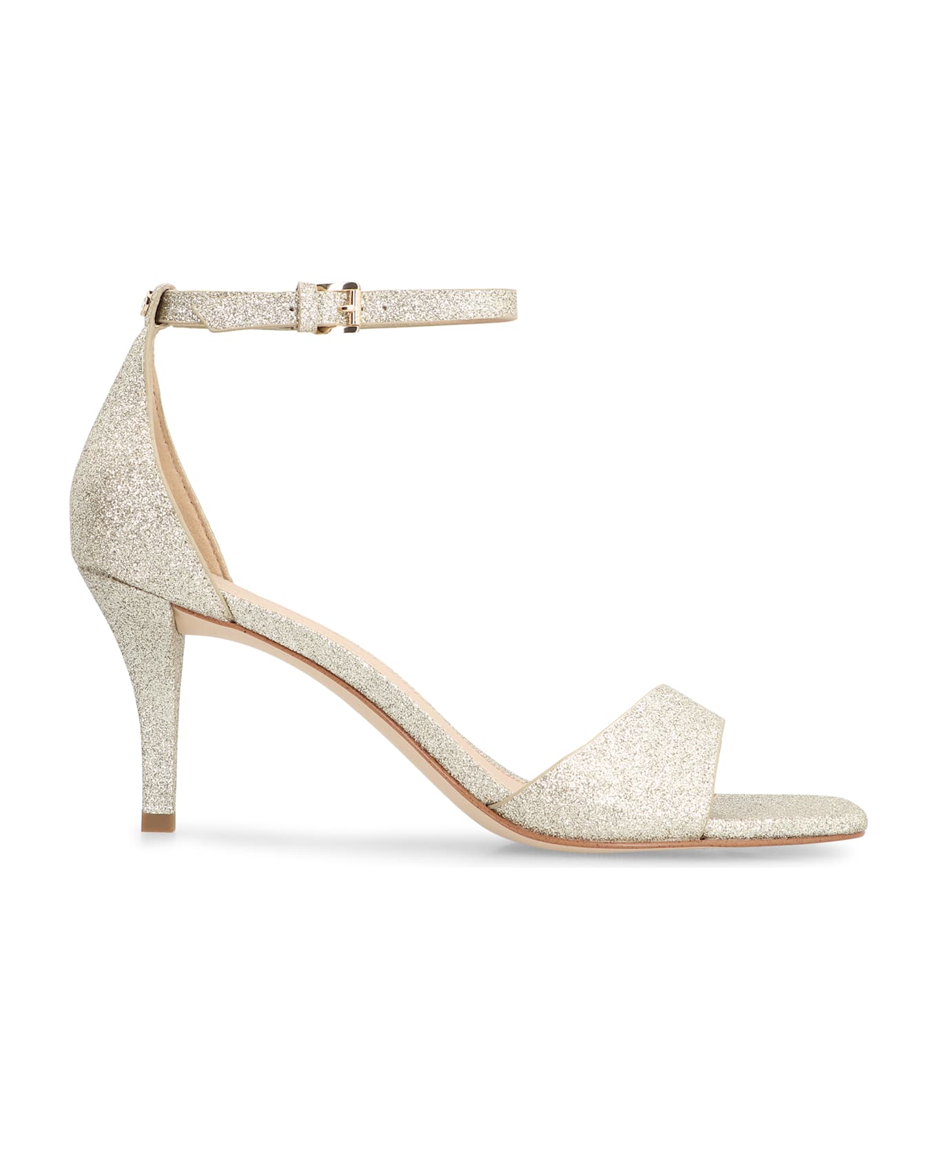 MICHAEL Michael Kors Jaida Glitter Sandals - Gold