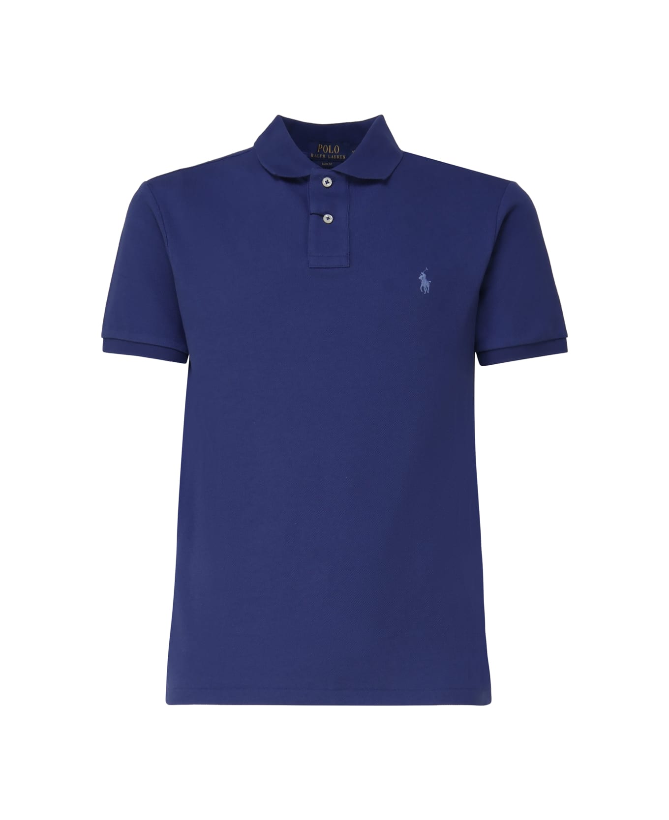 Ralph Lauren Polo Shirt With Embroidery - Beach Royal