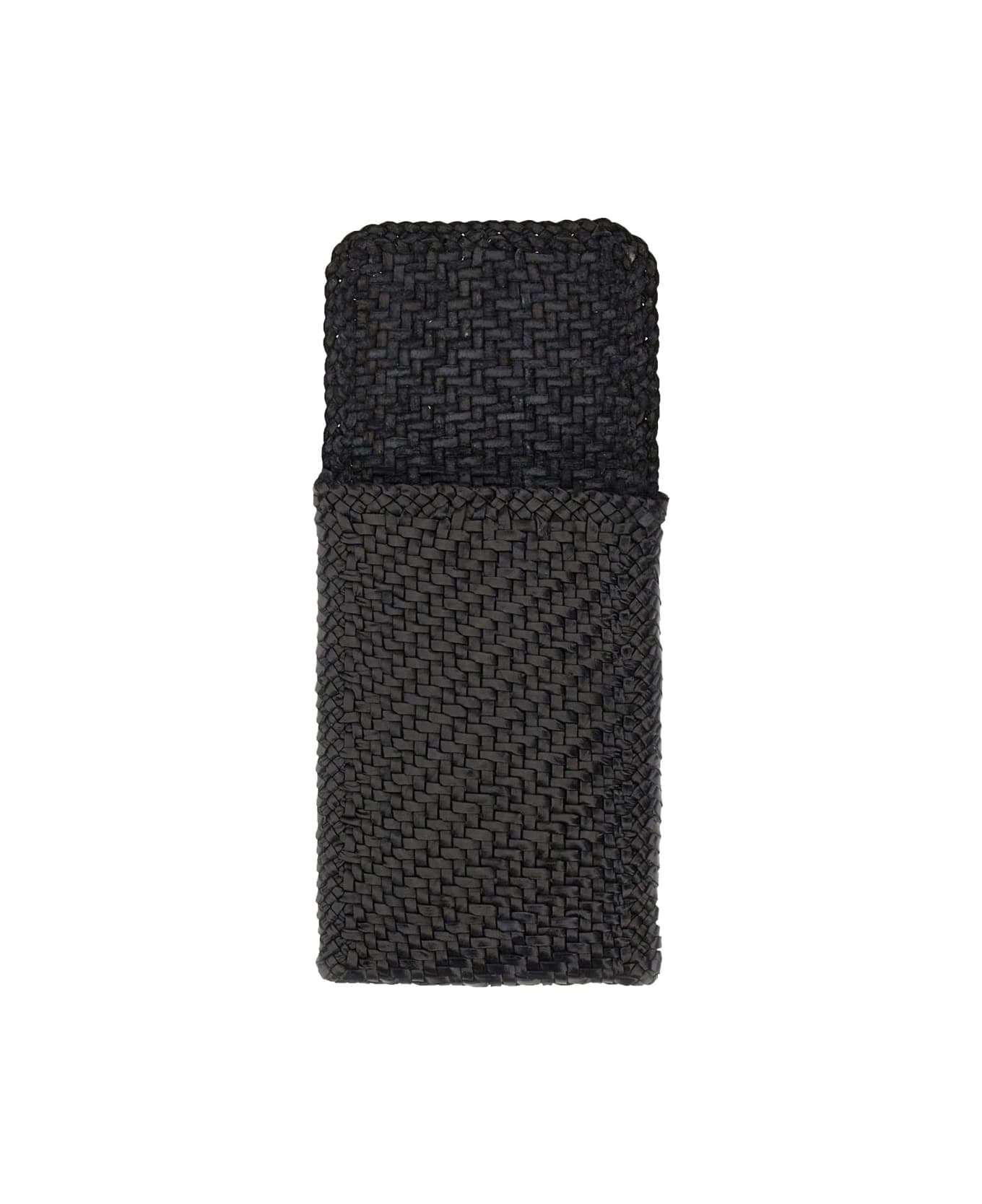 Dragon Diffusion Leather Cell Phone Holder - BLACK