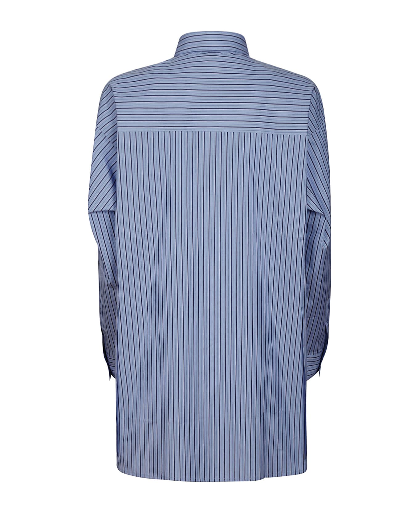 Aspesi Shirt 5455 - Riga Blu シャツ