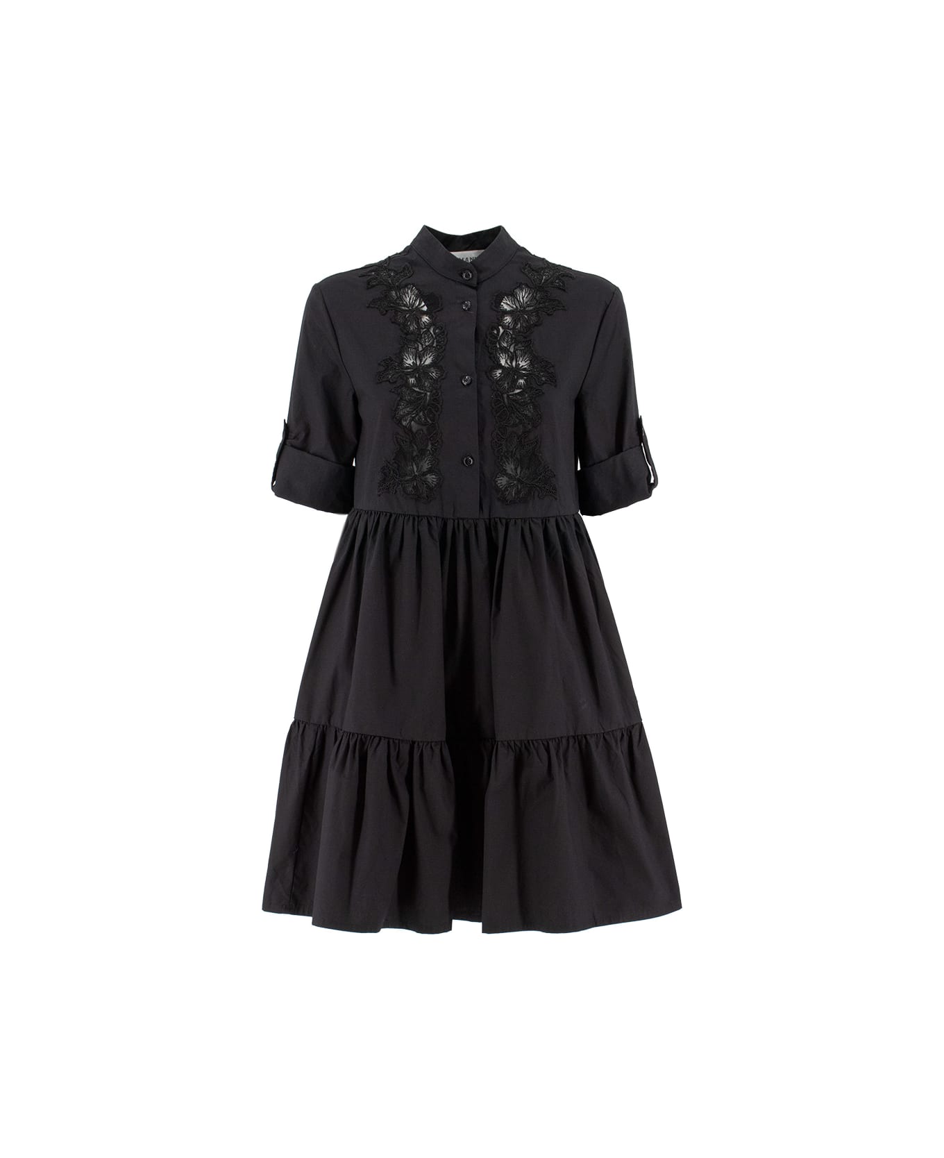 Ermanno Firenze Dress - BLACK/NERO