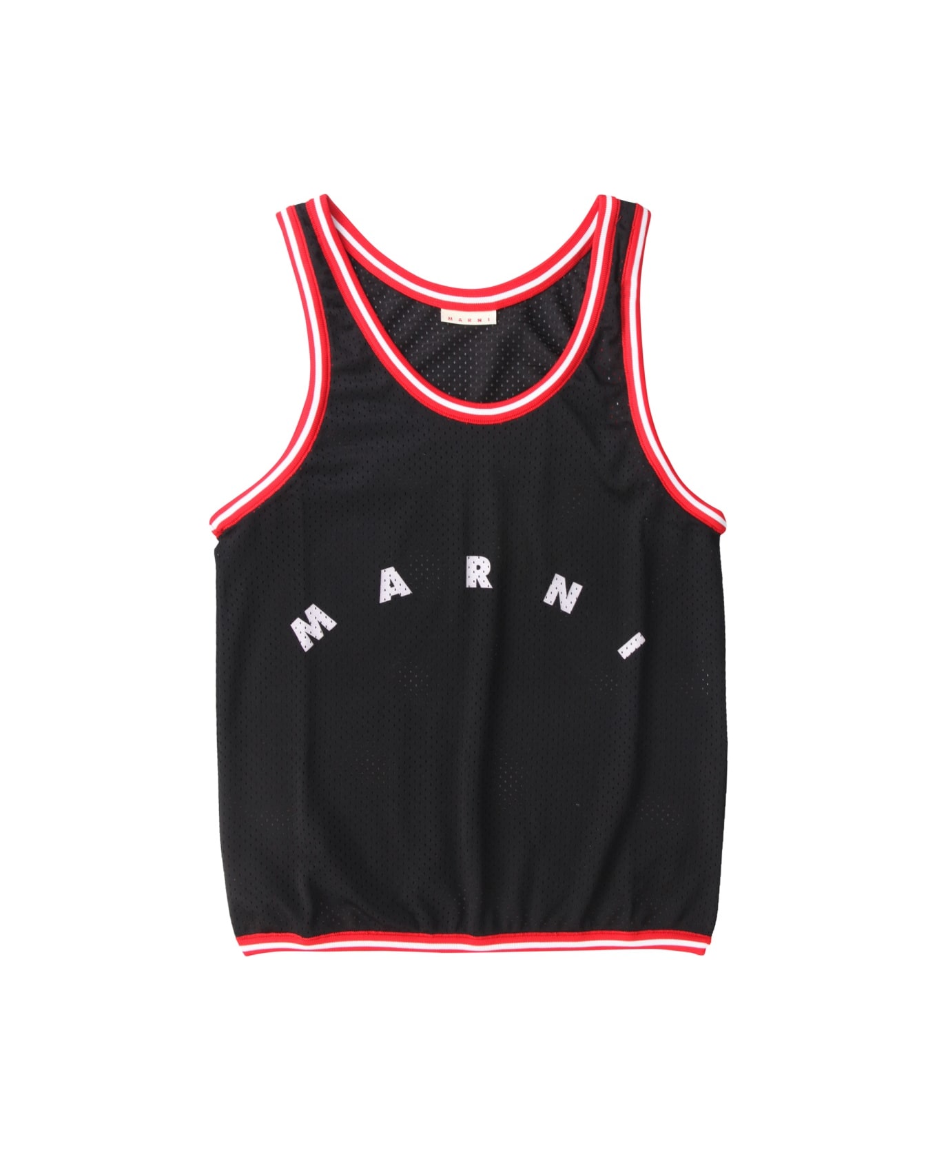 Marni T-shirt Shopping Bag - BLACK トートバッグ