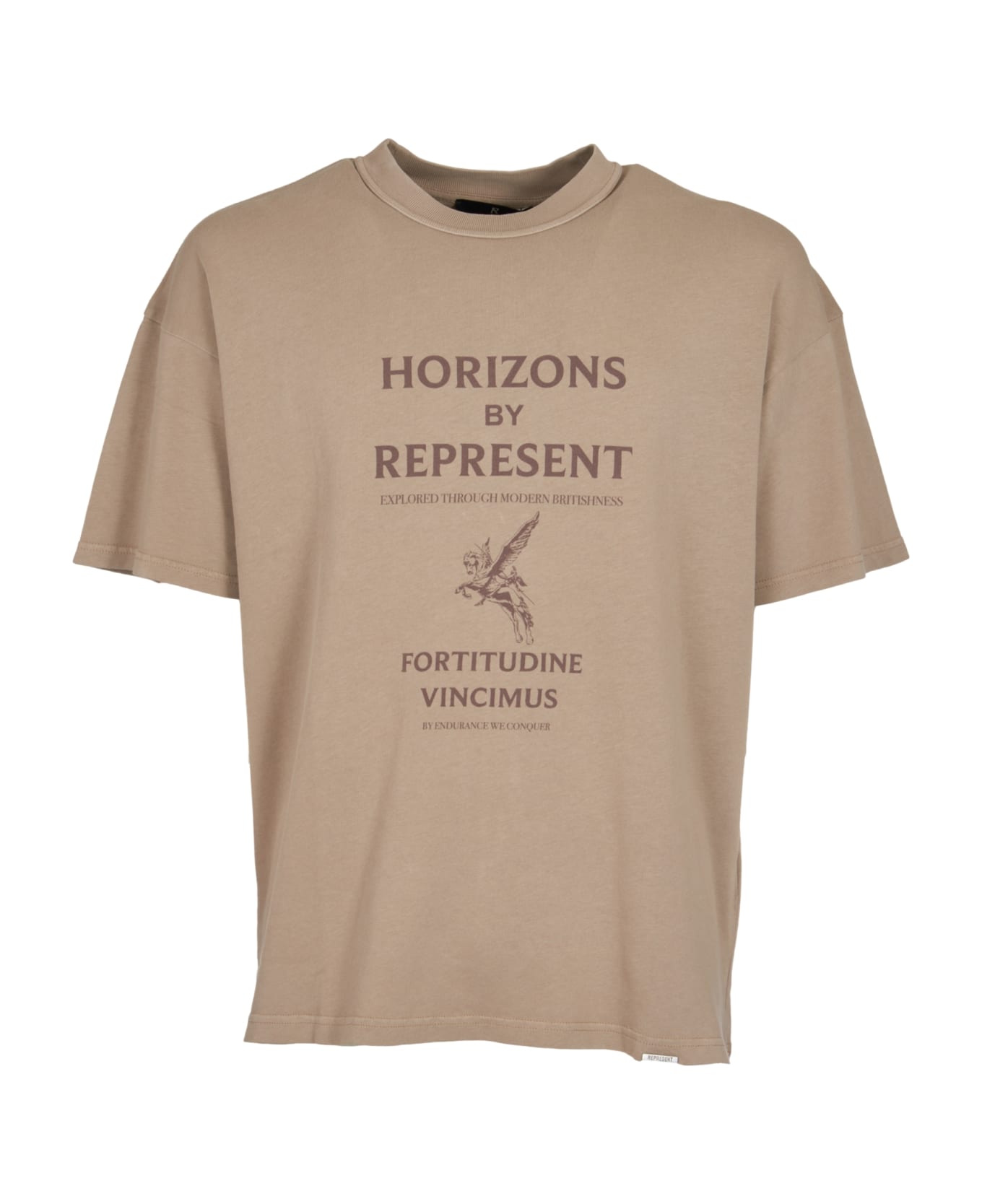 REPRESENT Horizons T-shirt - Washed Taupe