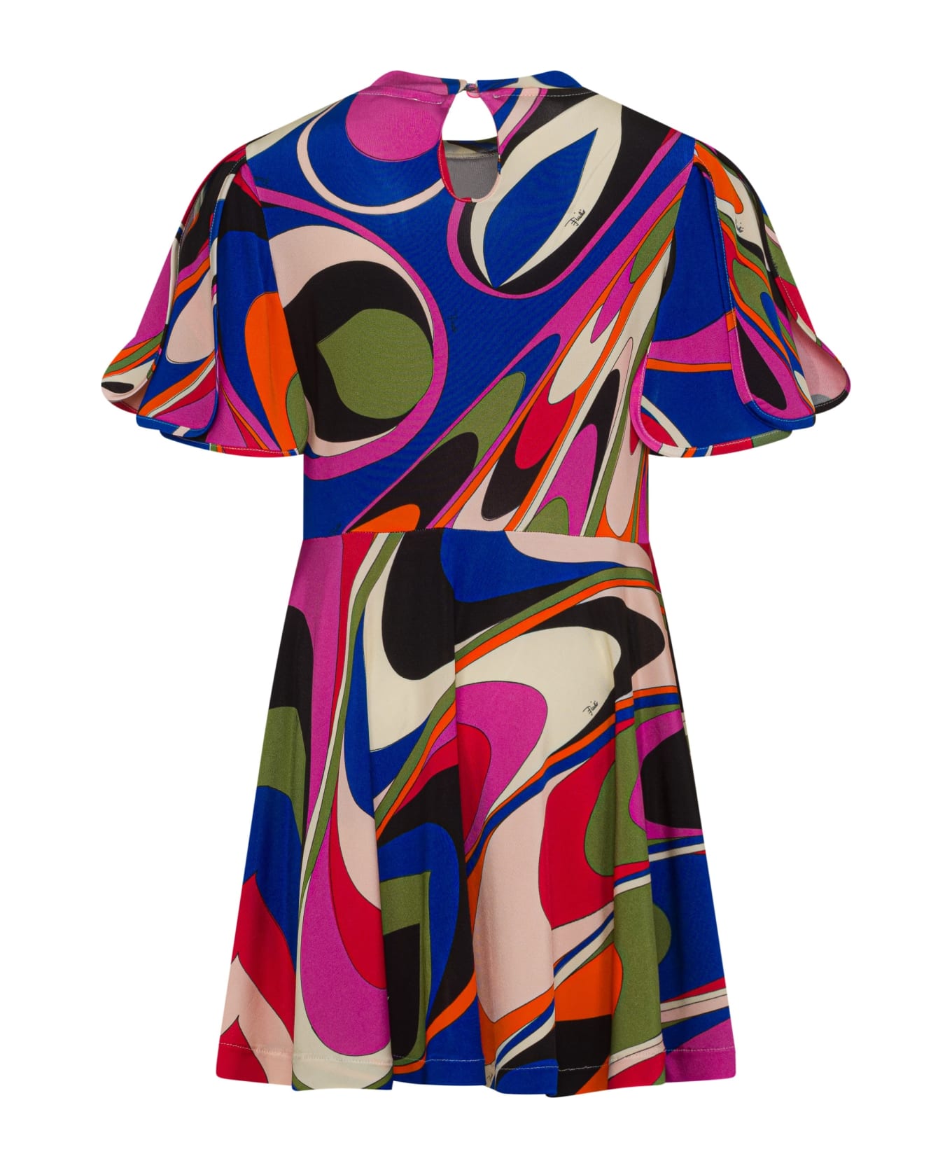 Pucci Abito Con Stampa Iride - Multicolor ワンピース＆ドレス