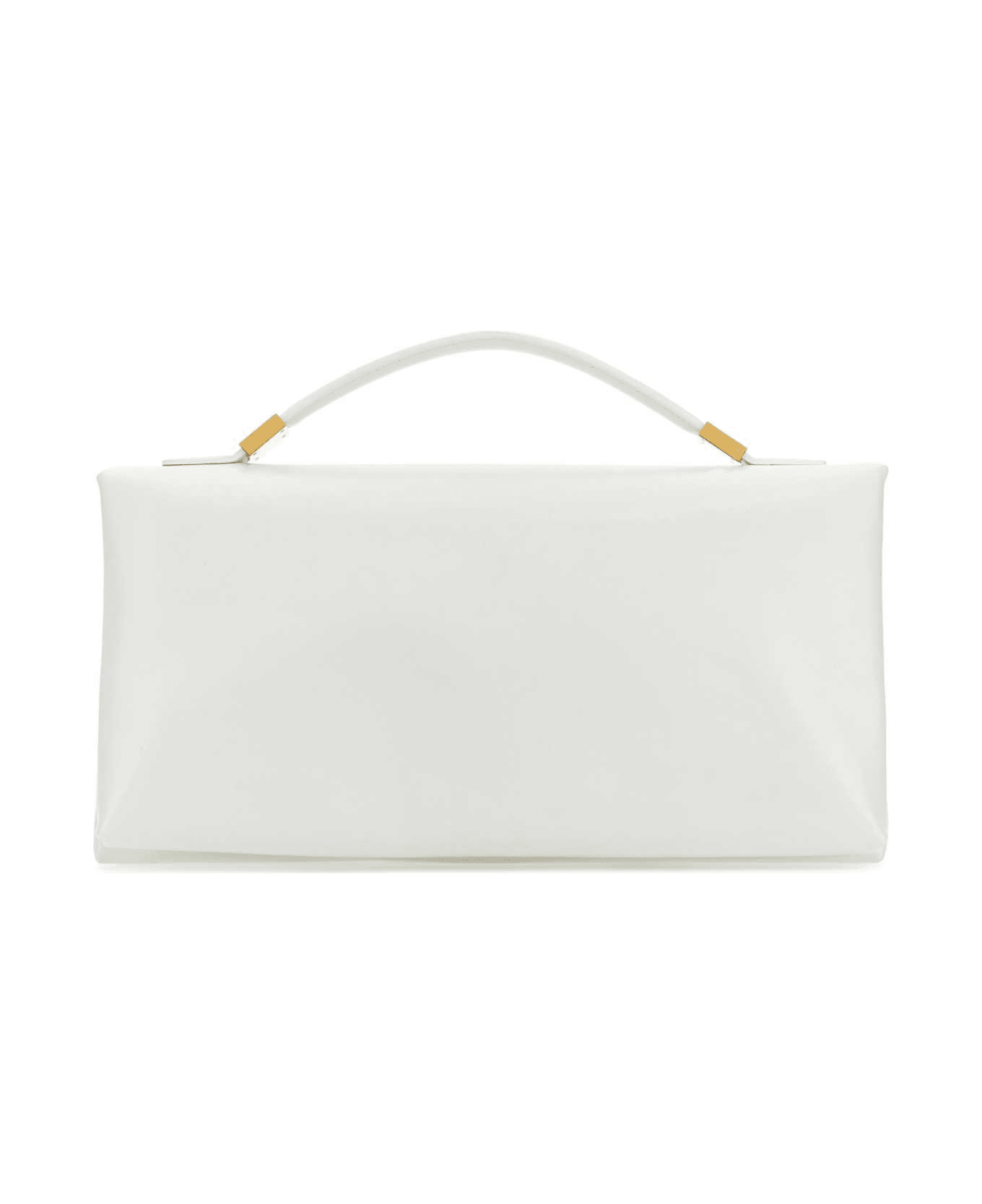 Marni White Leather Prisma Handbag - 00W01