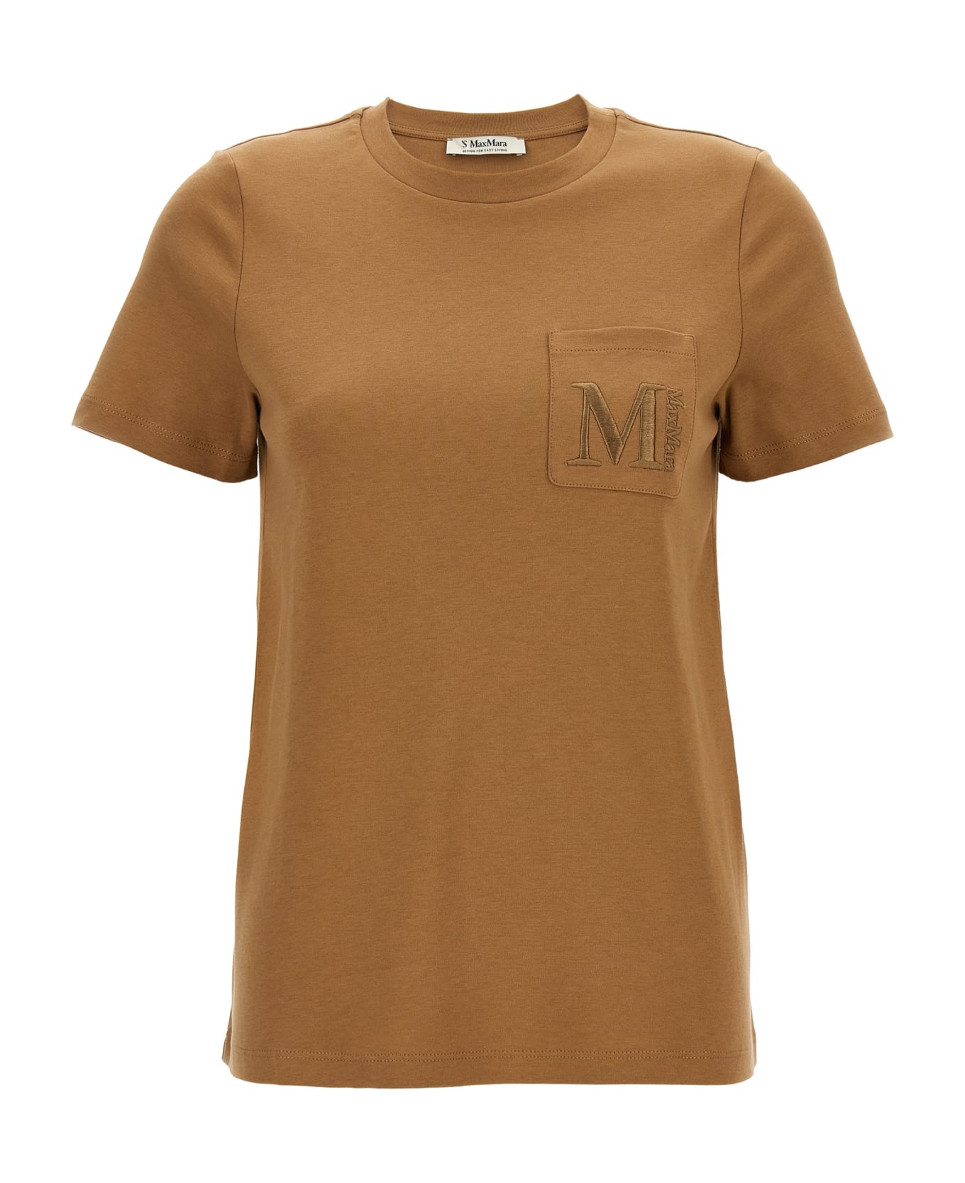 'S Max Mara 'madera' T-shirt - Camel