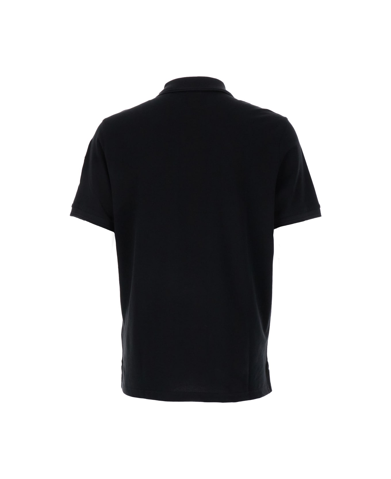 Parajumpers Black Polo Shirt In Cotton Man - Black ポロシャツ