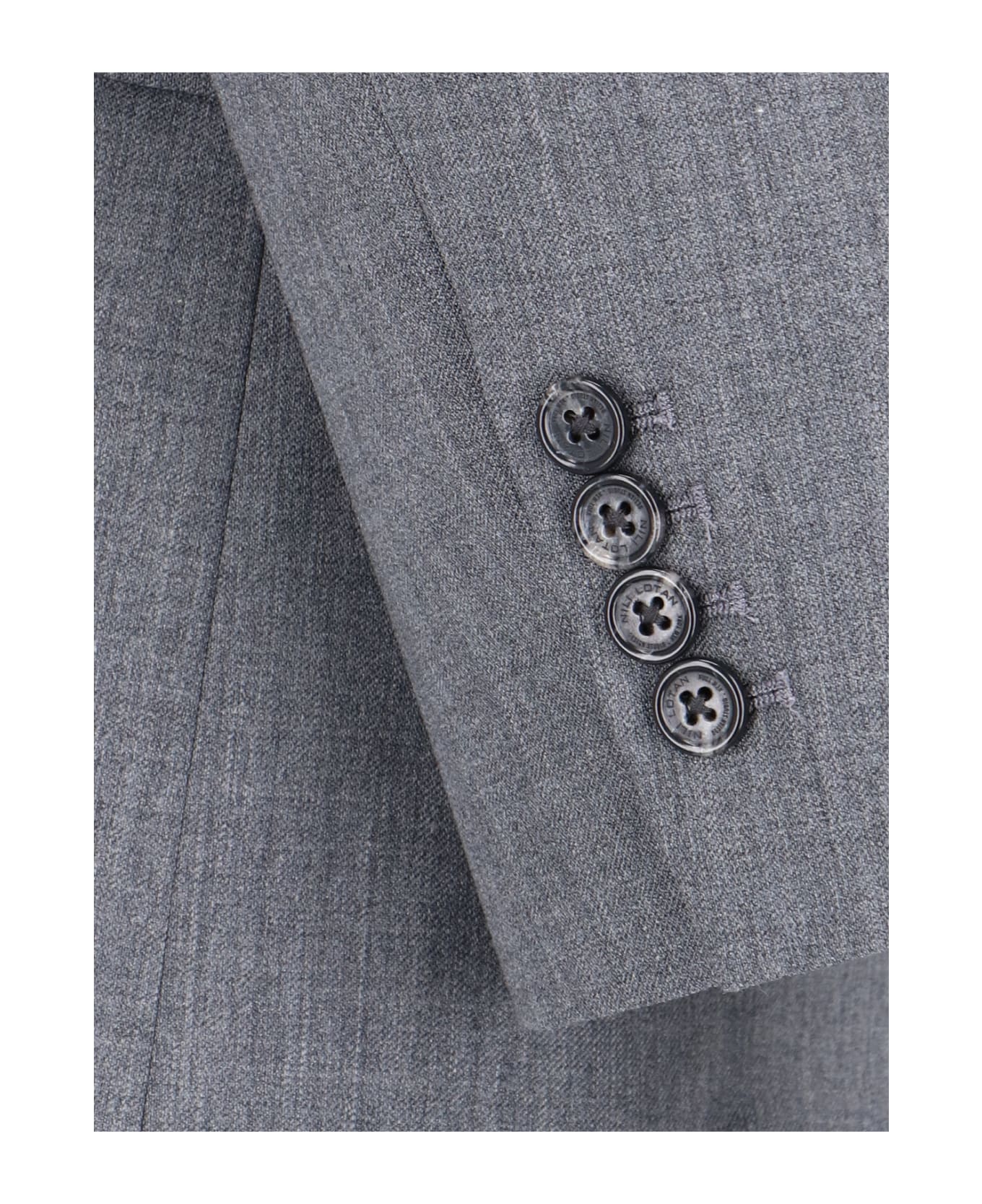 Nili Lotan Single-breasted Blazer - Gray
