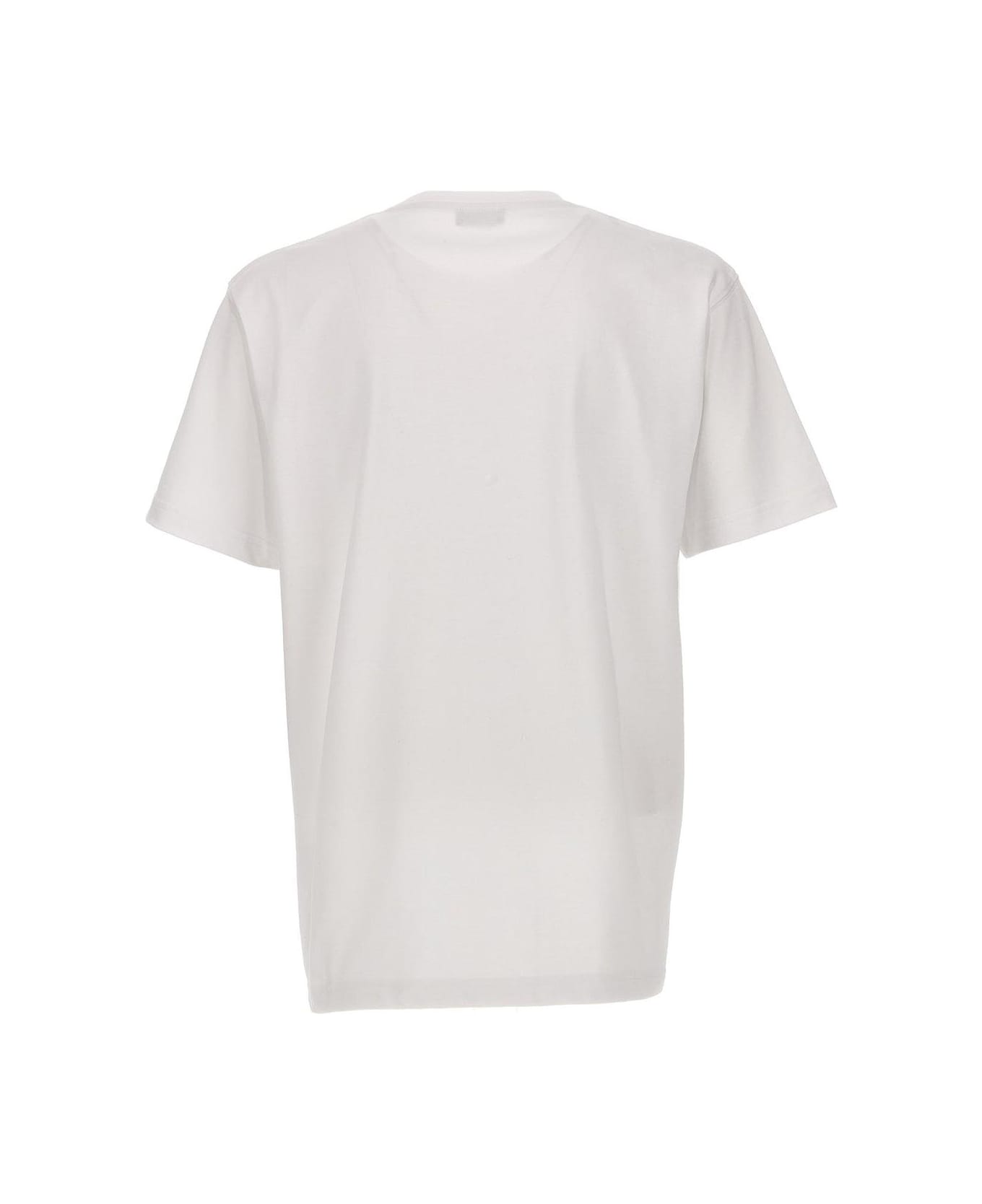Dior Cd Embroidered Crewneck T-shirt - Whim White