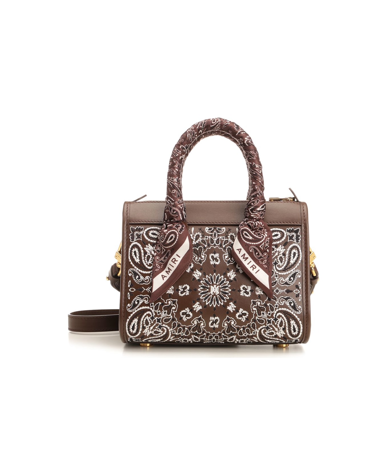 AMIRI "bandana Micro Triangle" Handbag - Brown