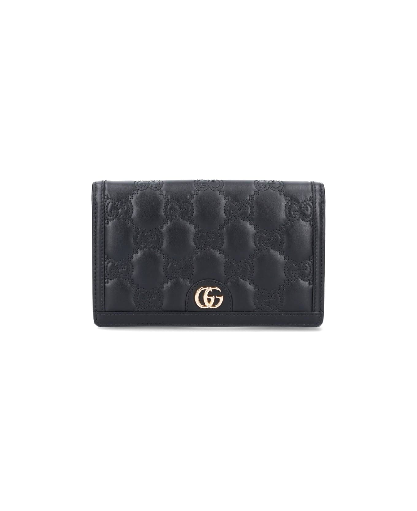 Gucci 
gg Matelassé
 Crossbody Bag - Black