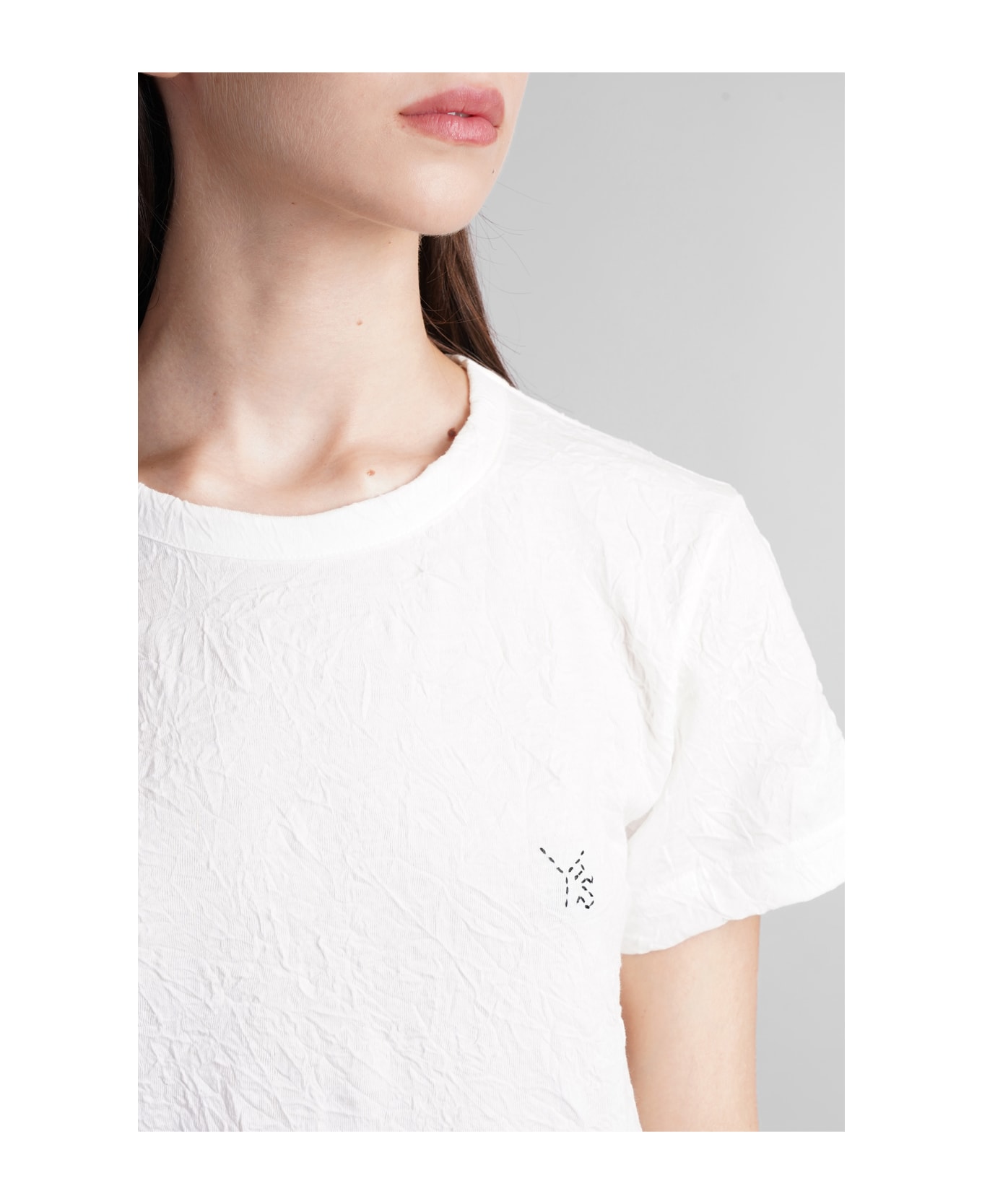 Yohji Yamamoto T-shirt In White Cotton - white